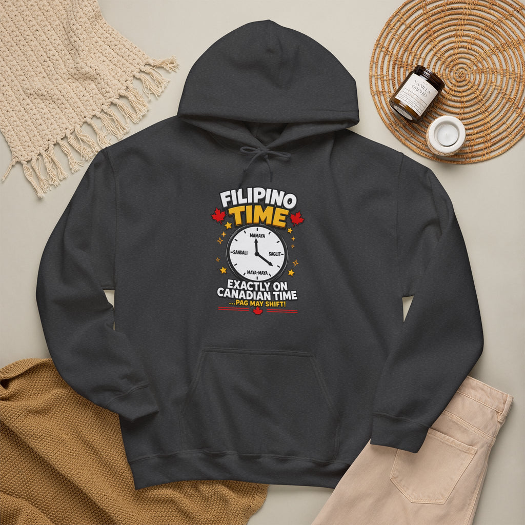 Filipino Time — Funny Pinoy Canadian Graphic Hoodie