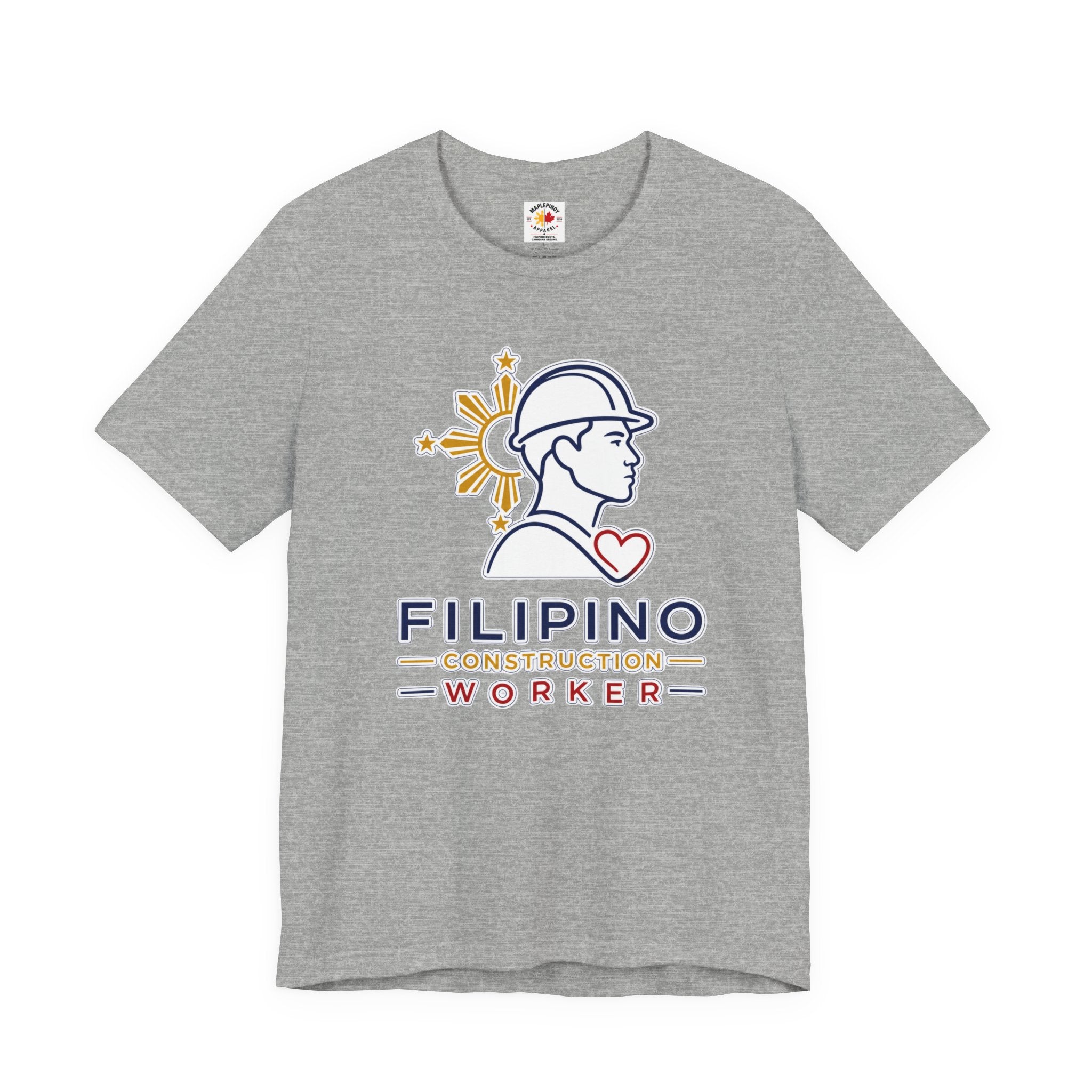 Kayod Para sa Pamilya — Filipino Construction Worker Pride Tee