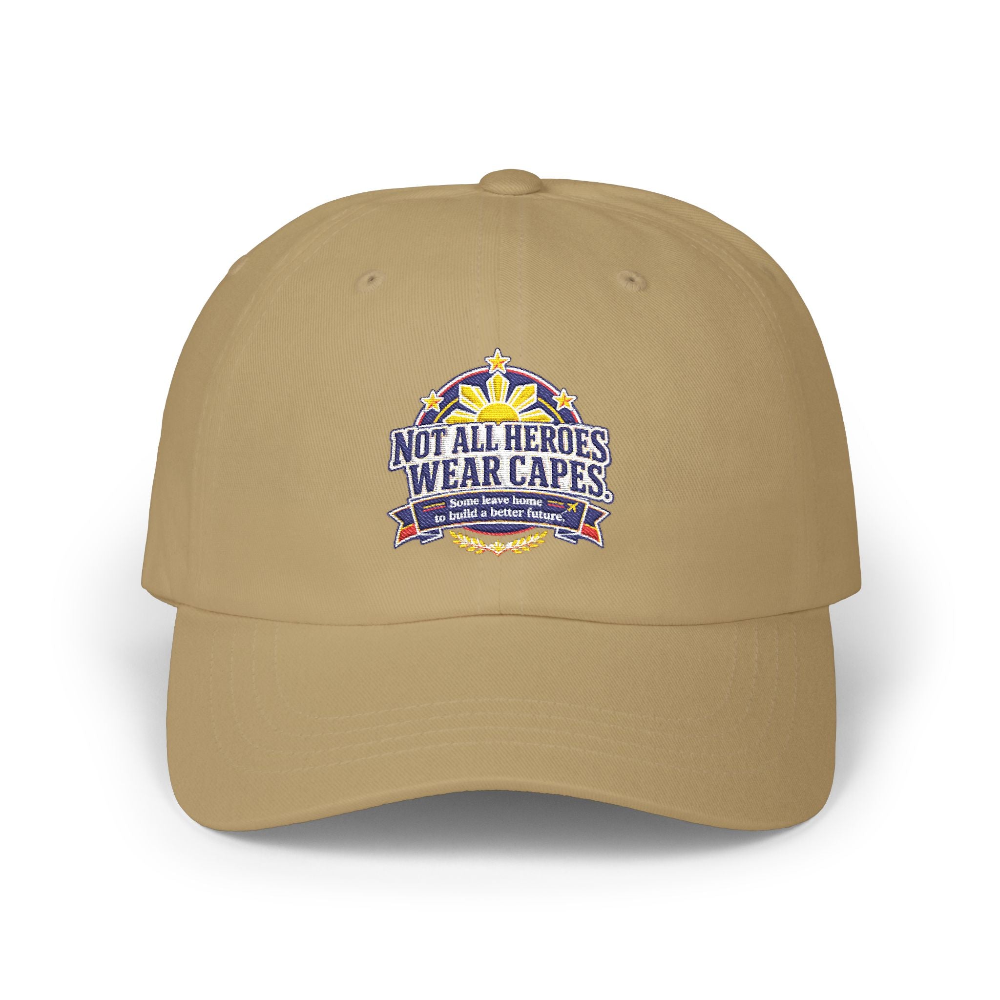 Not All Heroes Wear Capes — Embroidered OFW Dad Cap