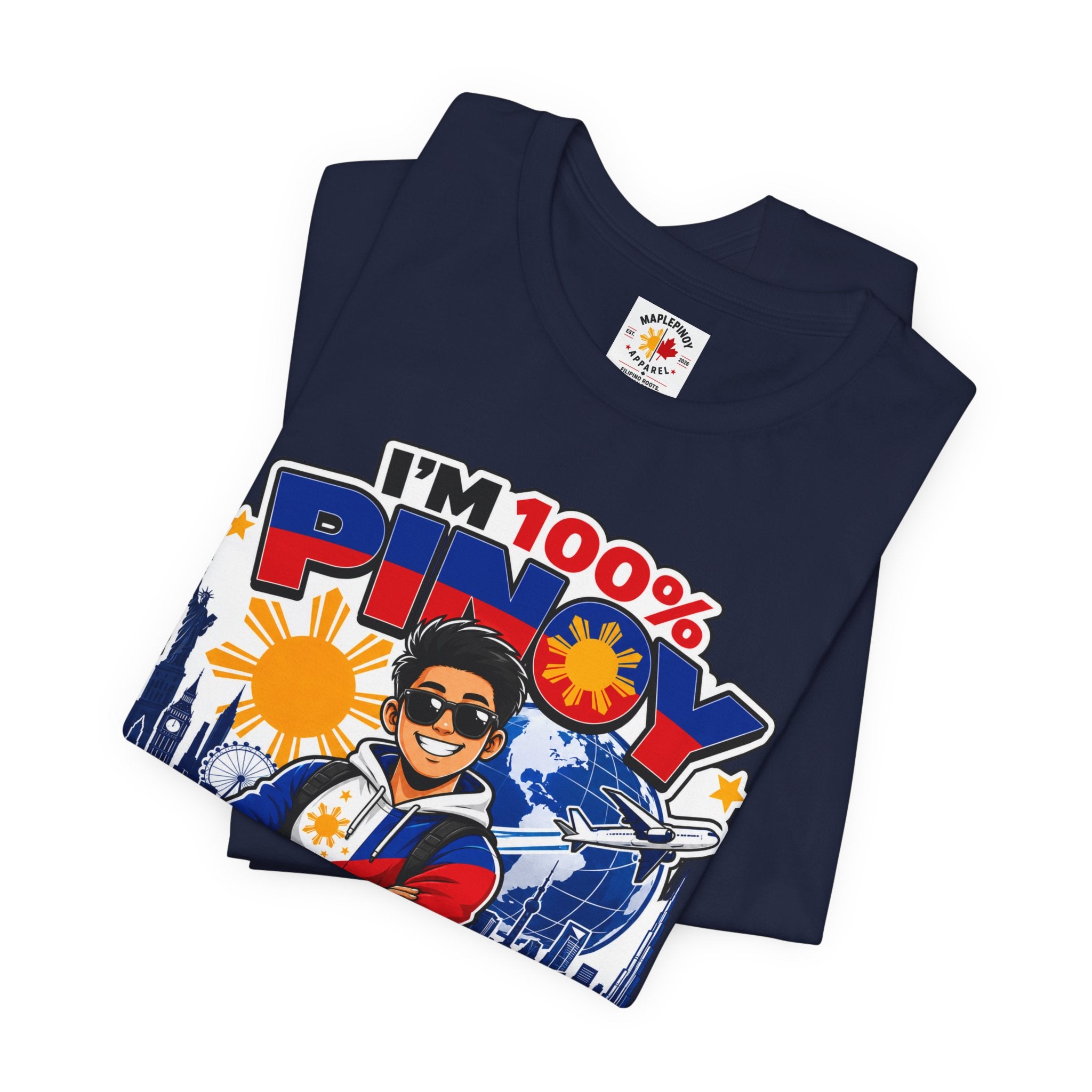 100% Pinoy, Living Abroad — Filipino Pride Tee