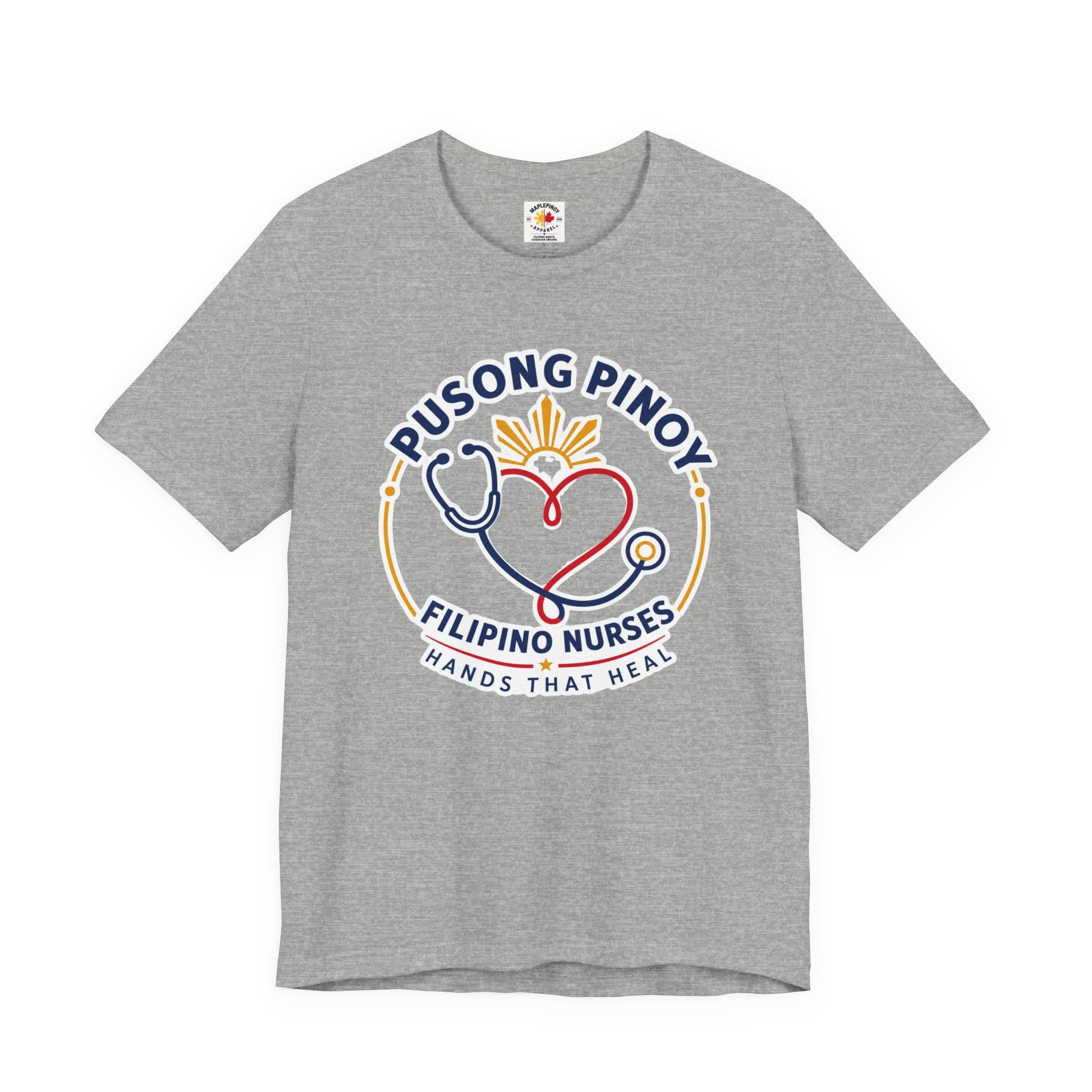 Pusong Pinoy, Hands That Heal — Filipino Nurse Pride Shirt