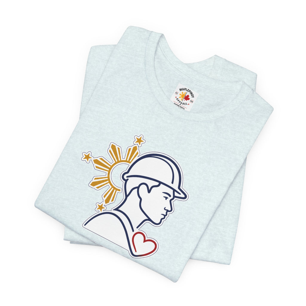Kayod Para sa Pamilya — Filipino Construction Worker Pride Tee