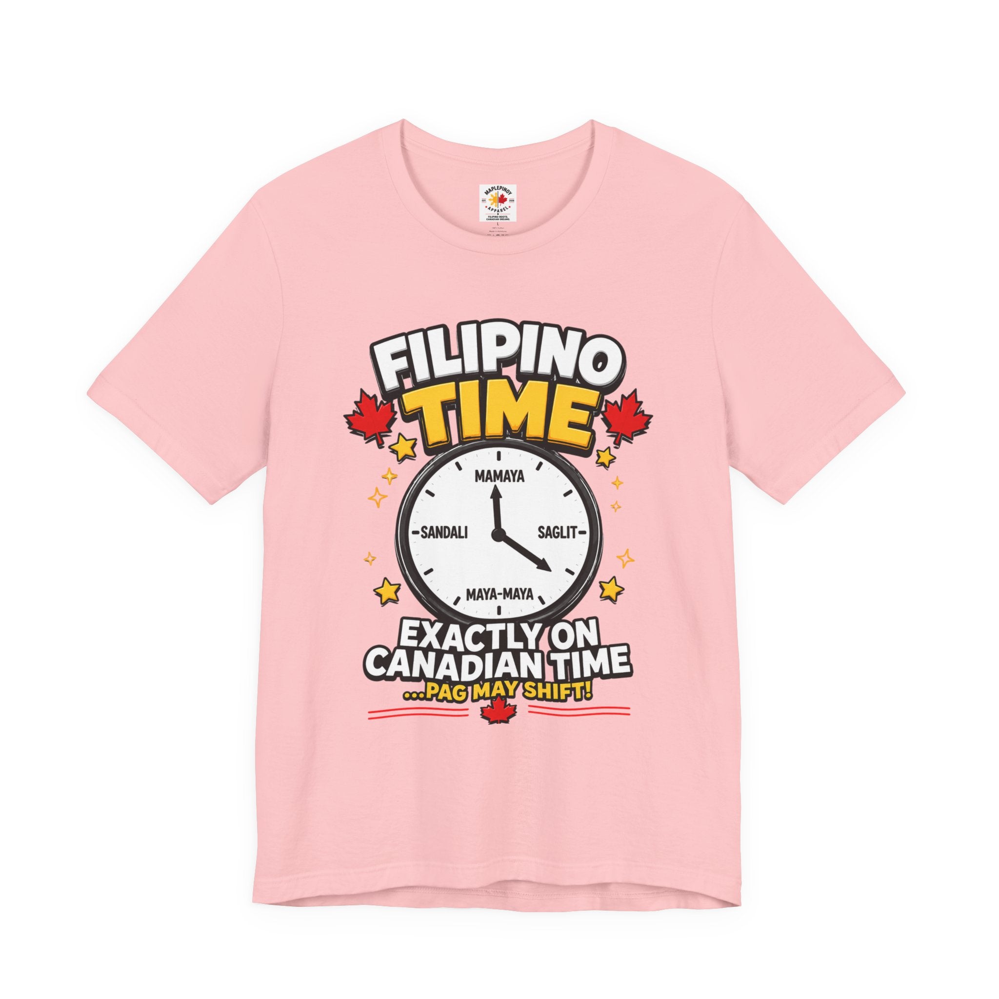 Filipino Time — Funny Pinoy Canadian Clock Tee