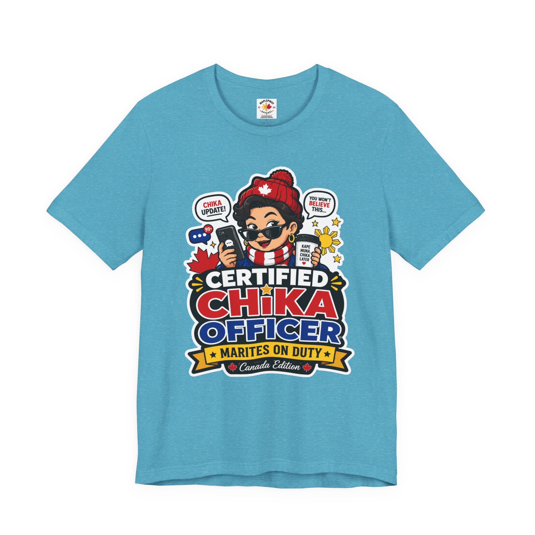 Certified Chika Officer — Funny Filipino Pride Tee