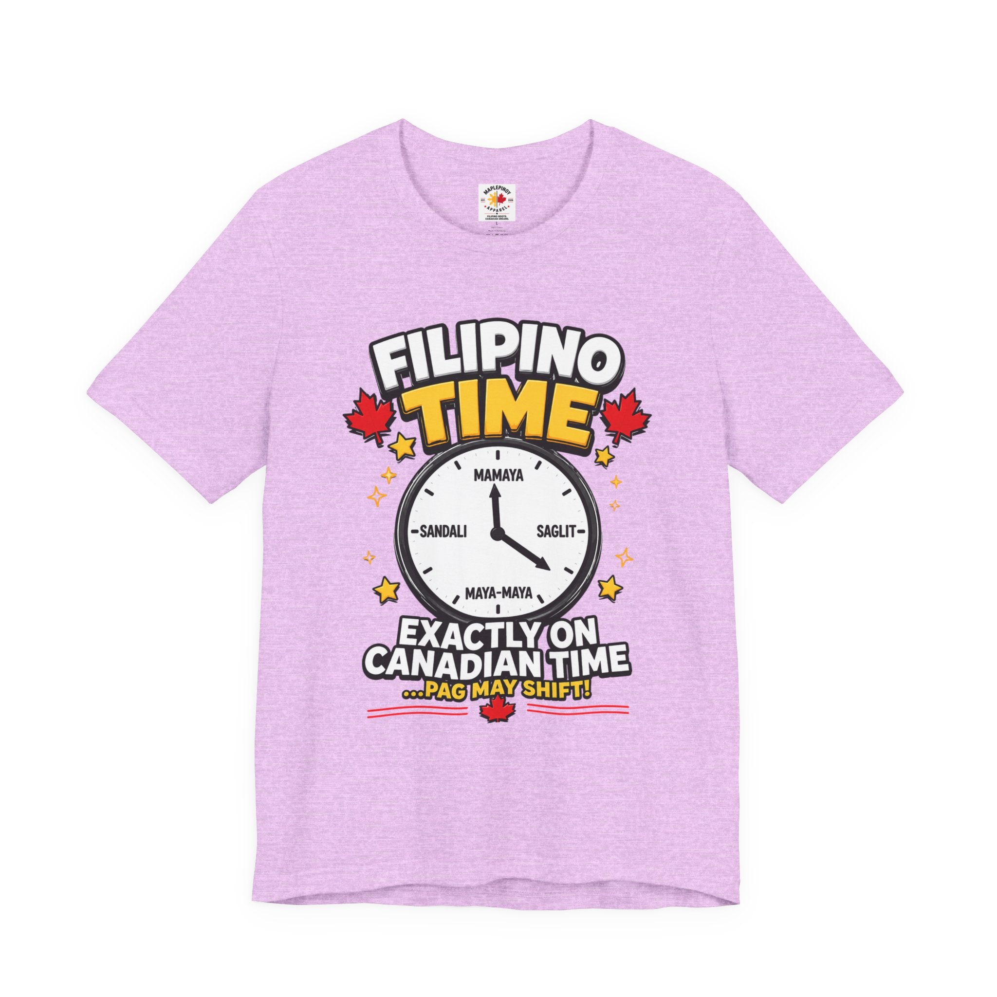Filipino Time — Funny Pinoy Canadian Clock Tee