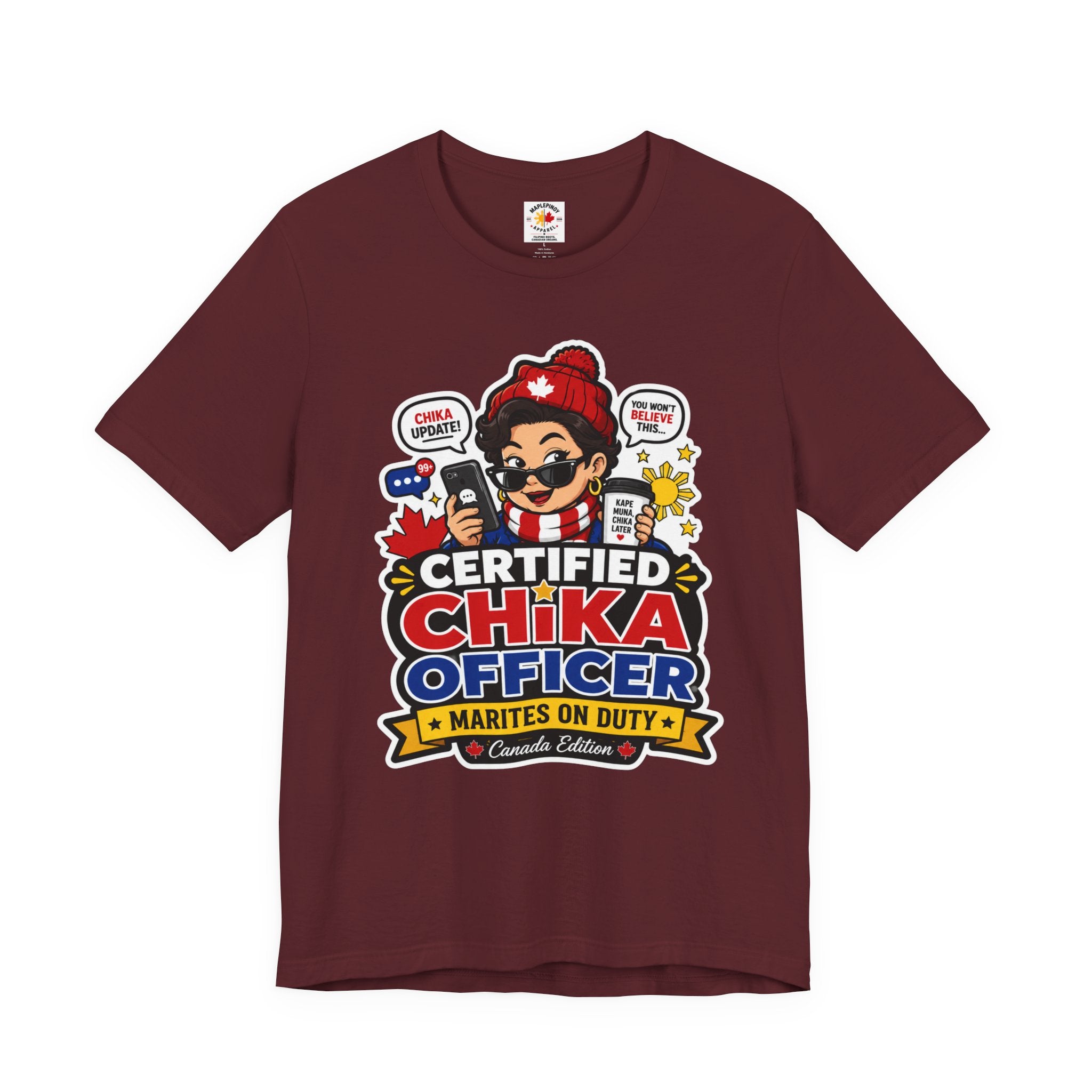 Certified Chika Officer — Funny Filipino Pride Tee