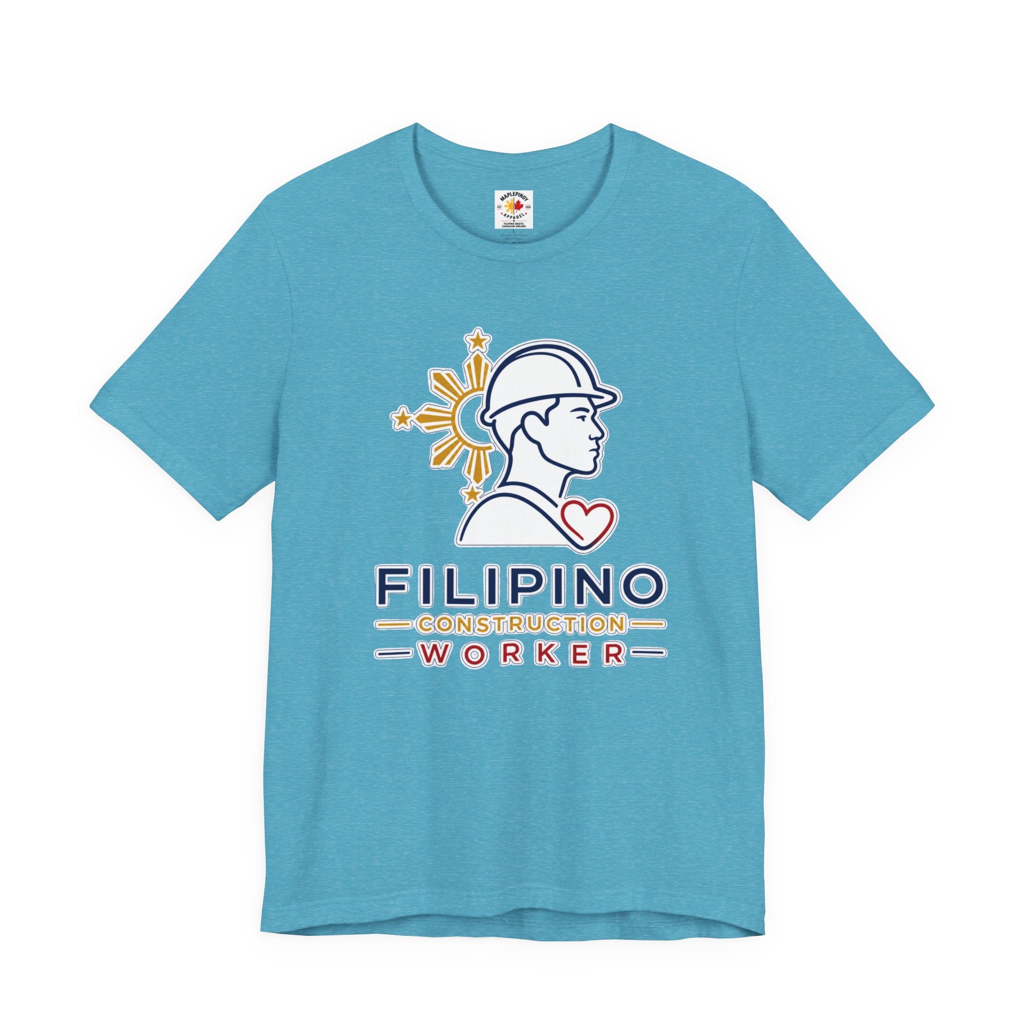 Kayod Para sa Pamilya — Filipino Construction Worker Pride Tee