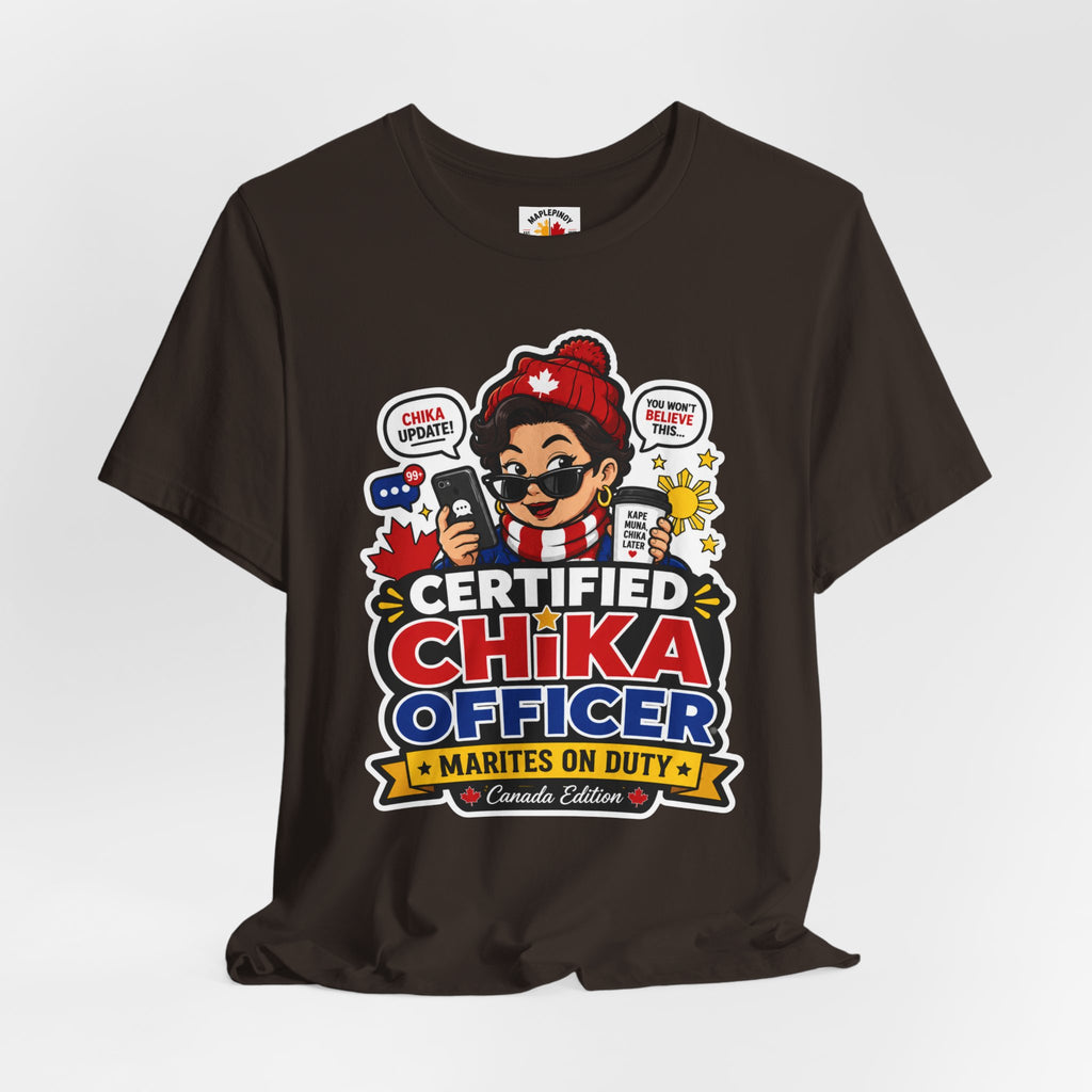 Certified Chika Officer — Funny Filipino Pride Tee