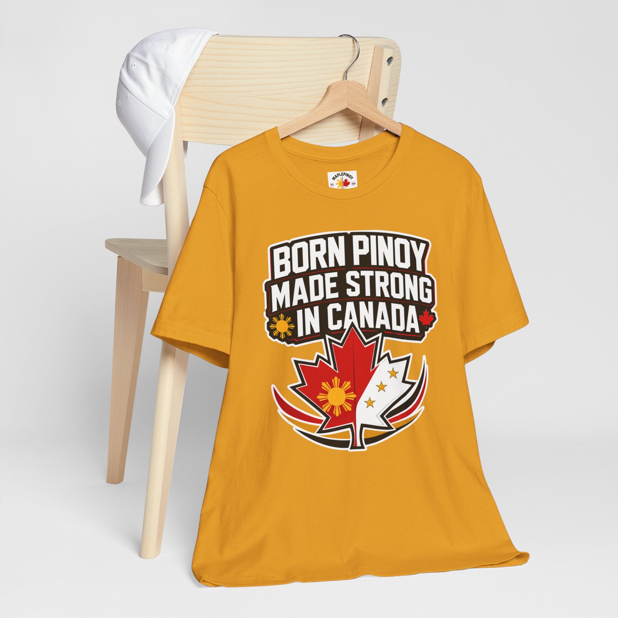 Born Pinoy, Made Strong in Canada — Filipino-Canadian Pride Tee