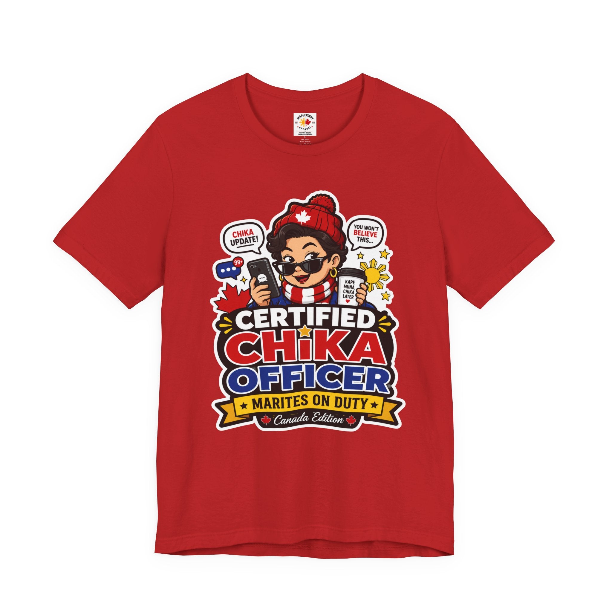 Certified Chika Officer — Funny Filipino Pride Tee