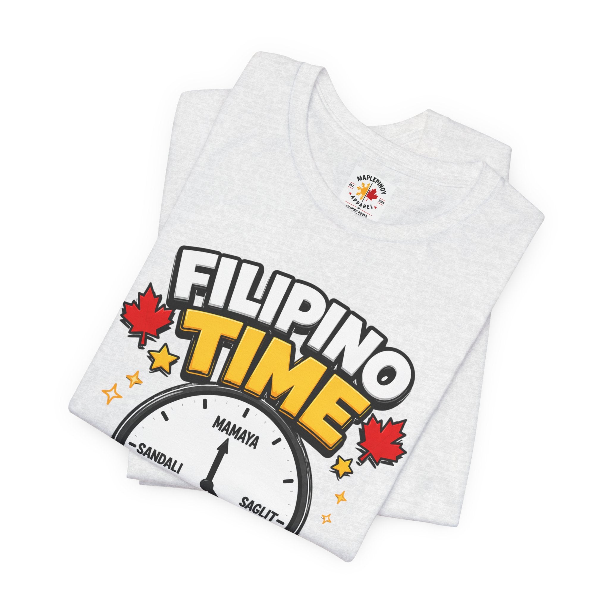 Filipino Time — Funny Pinoy Canadian Clock Tee