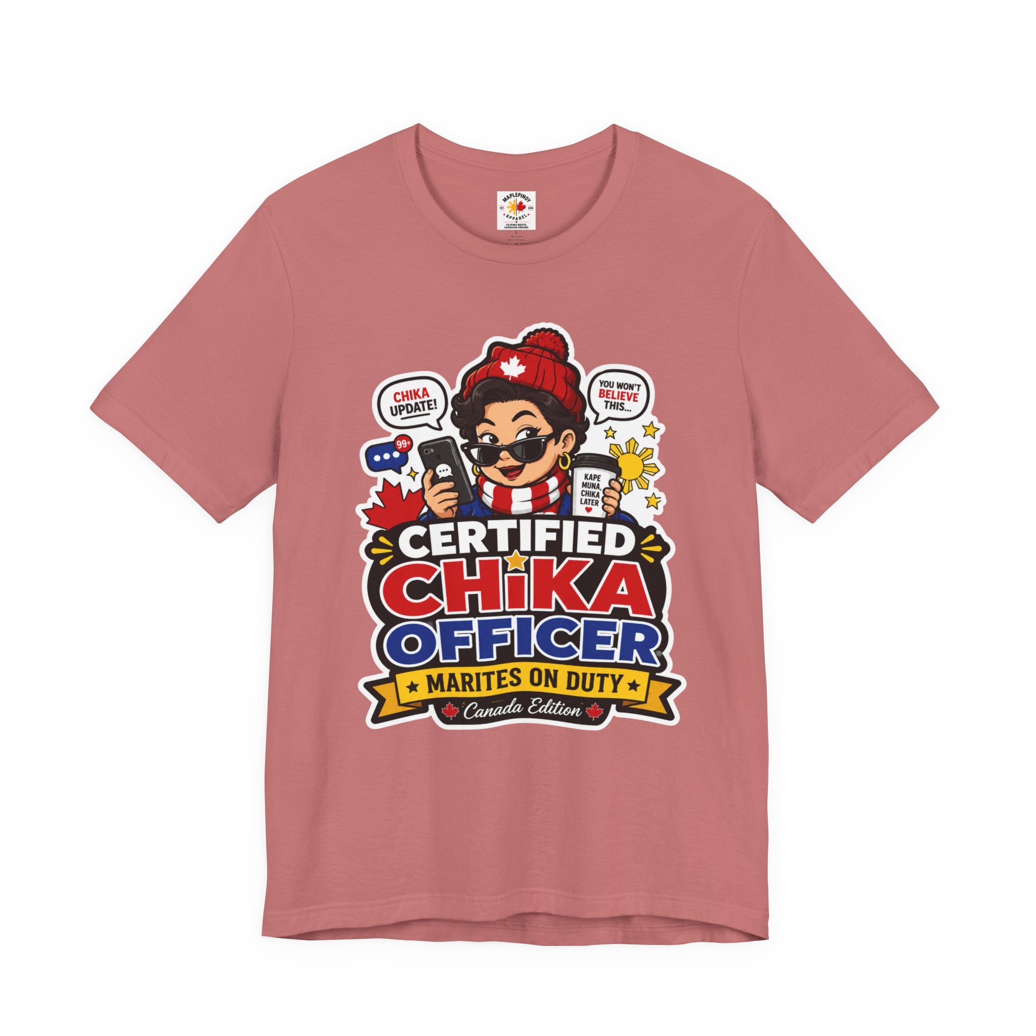 Certified Chika Officer — Funny Filipino Pride Tee