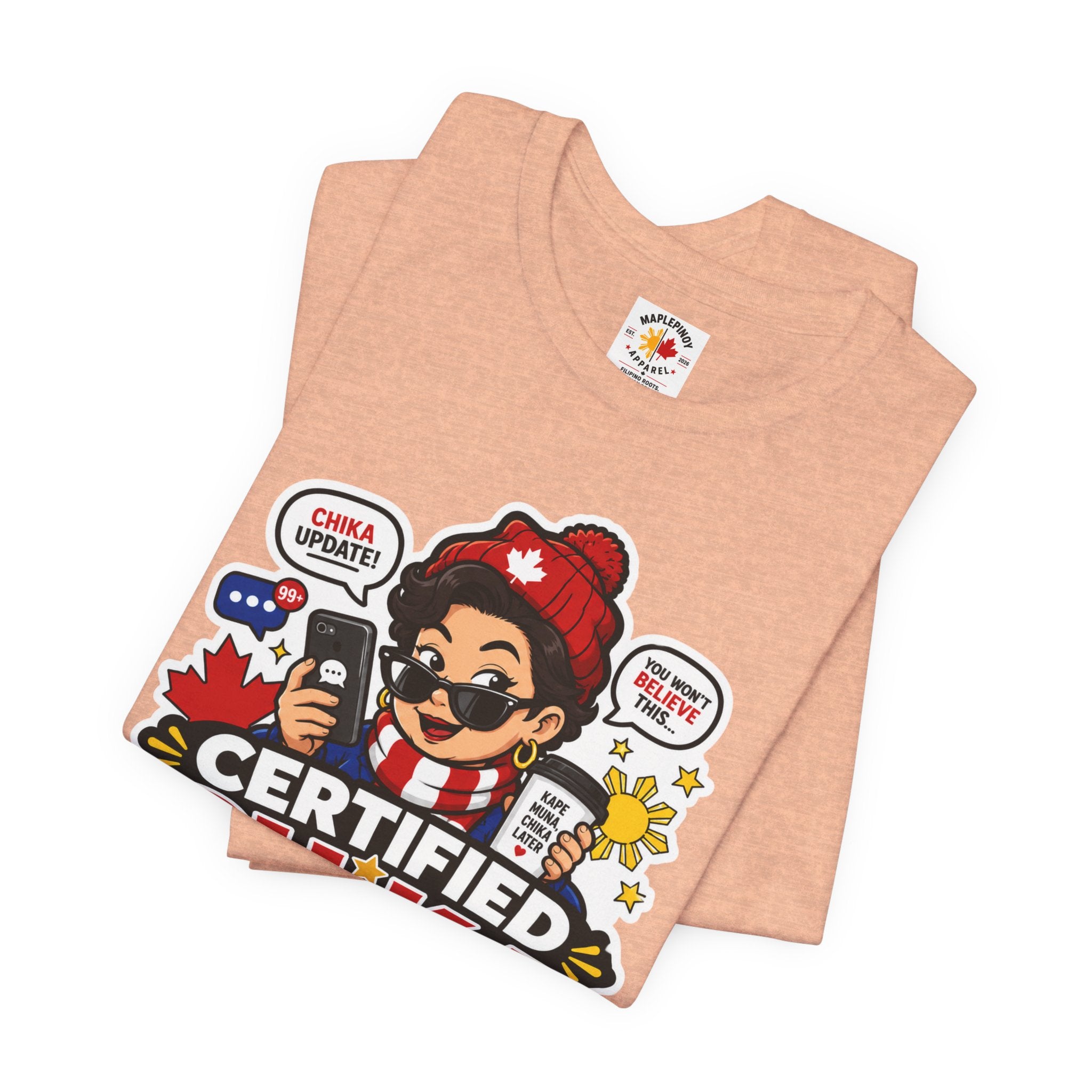 Certified Chika Officer — Funny Filipino Pride Tee