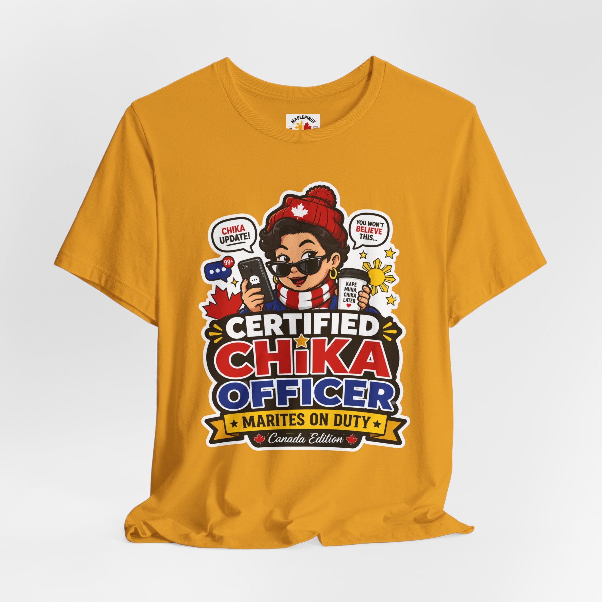 Certified Chika Officer — Funny Filipino Pride Tee