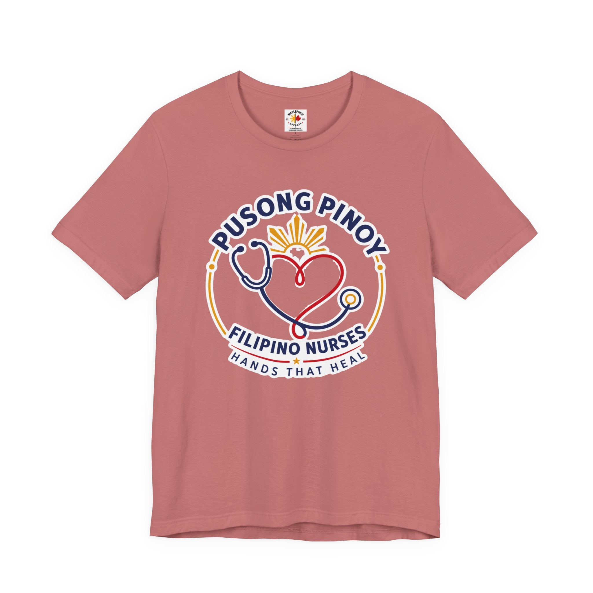 Pusong Pinoy, Hands That Heal — Filipino Nurse Pride Shirt