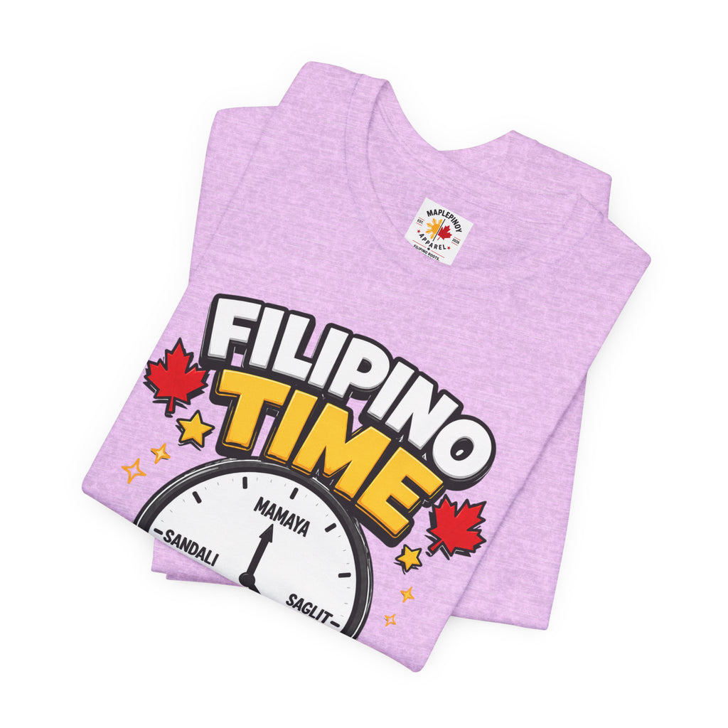 Filipino Time — Funny Pinoy Canadian Clock Tee