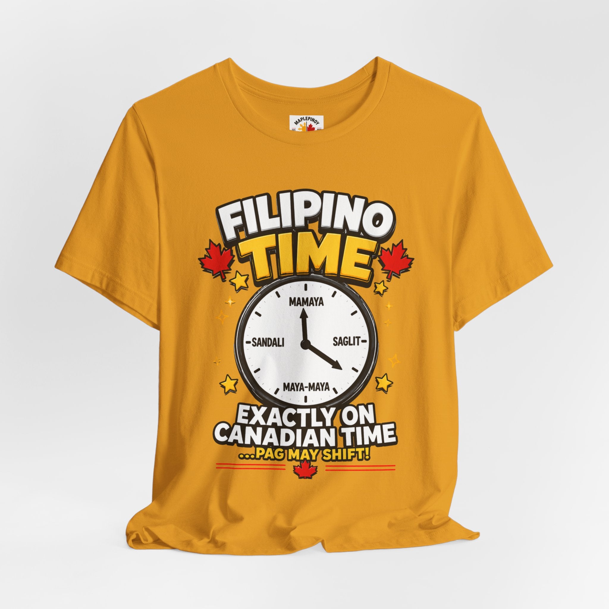 Filipino Time — Funny Pinoy Canadian Clock Tee