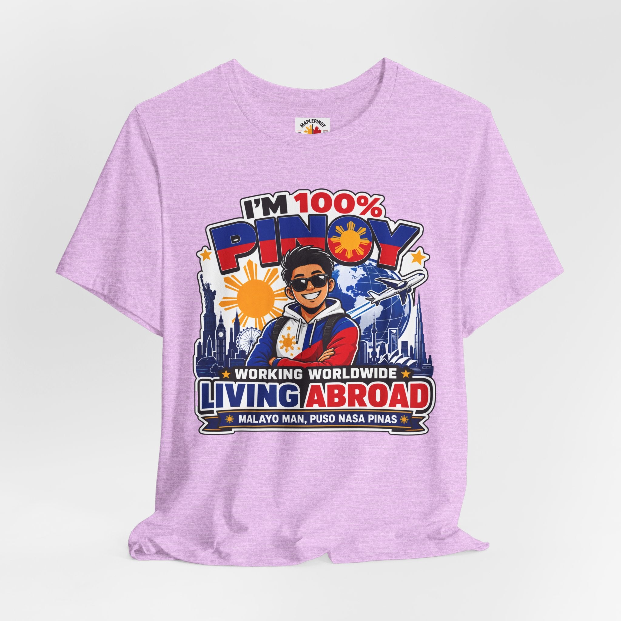 100% Pinoy, Living Abroad — Filipino Pride Tee