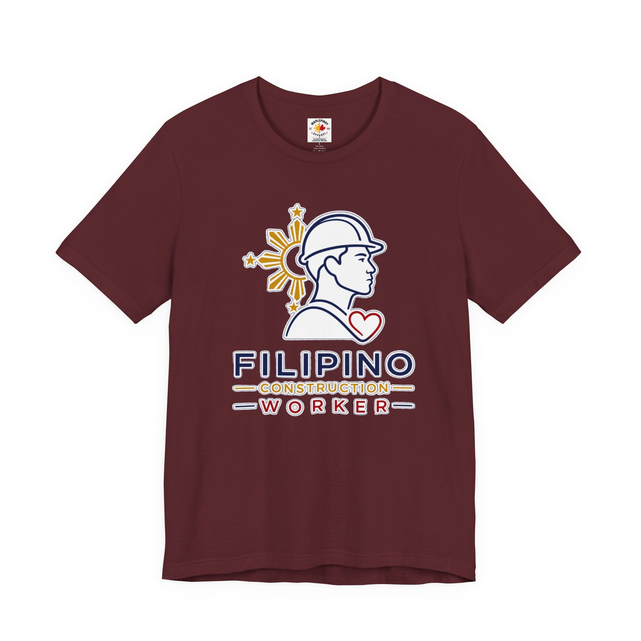 Kayod Para sa Pamilya — Filipino Construction Worker Pride Tee