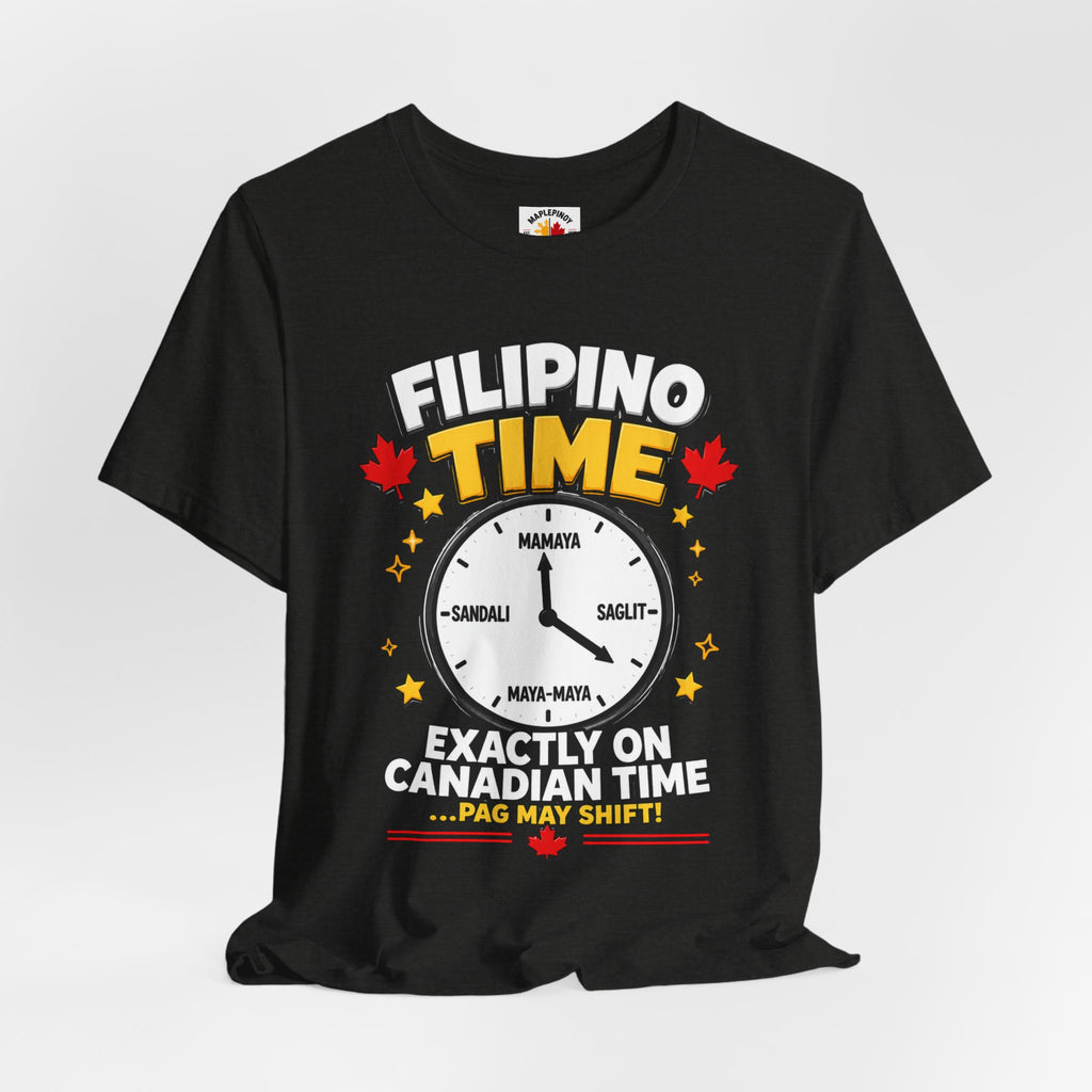 Filipino Time — Funny Pinoy Canadian Clock Tee