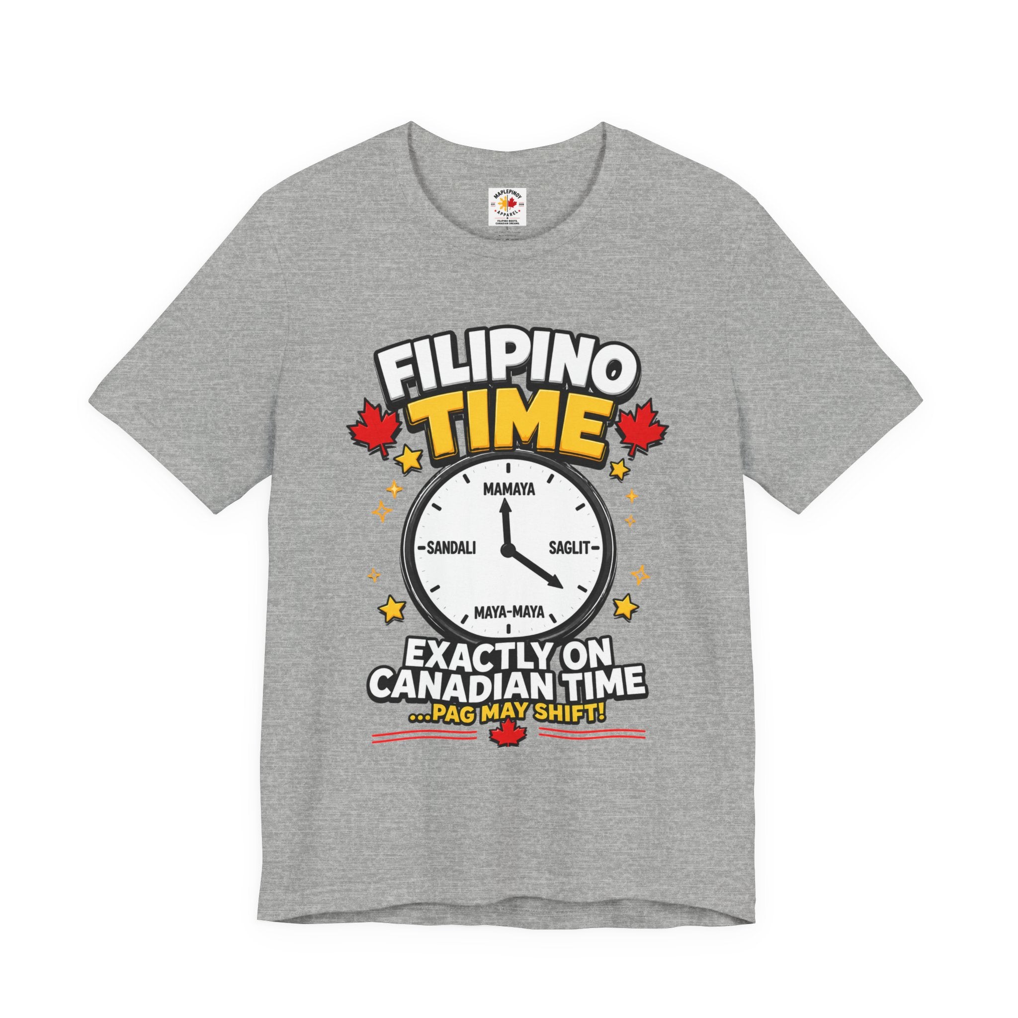 Filipino Time — Funny Pinoy Canadian Clock Tee