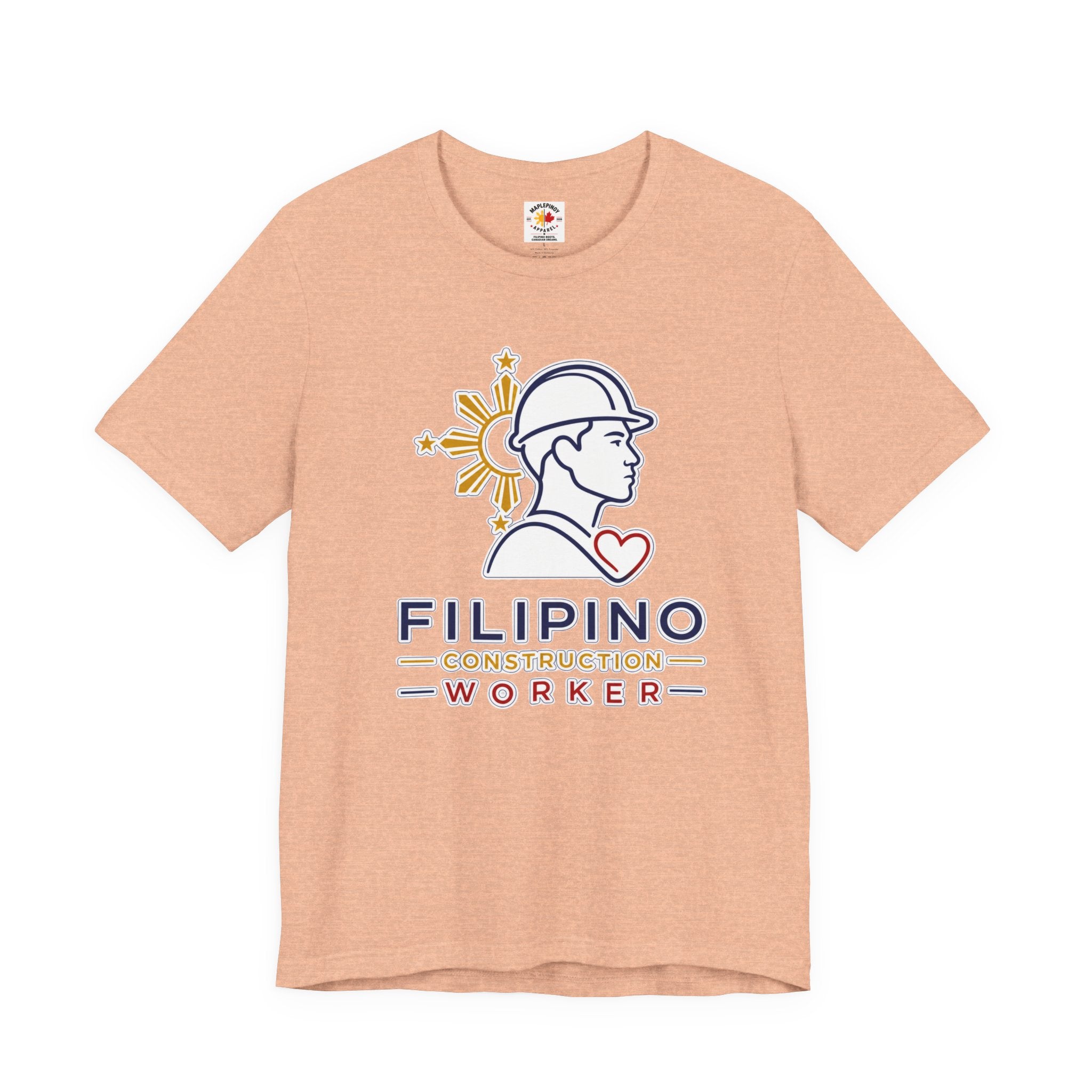 Kayod Para sa Pamilya — Filipino Construction Worker Pride Tee