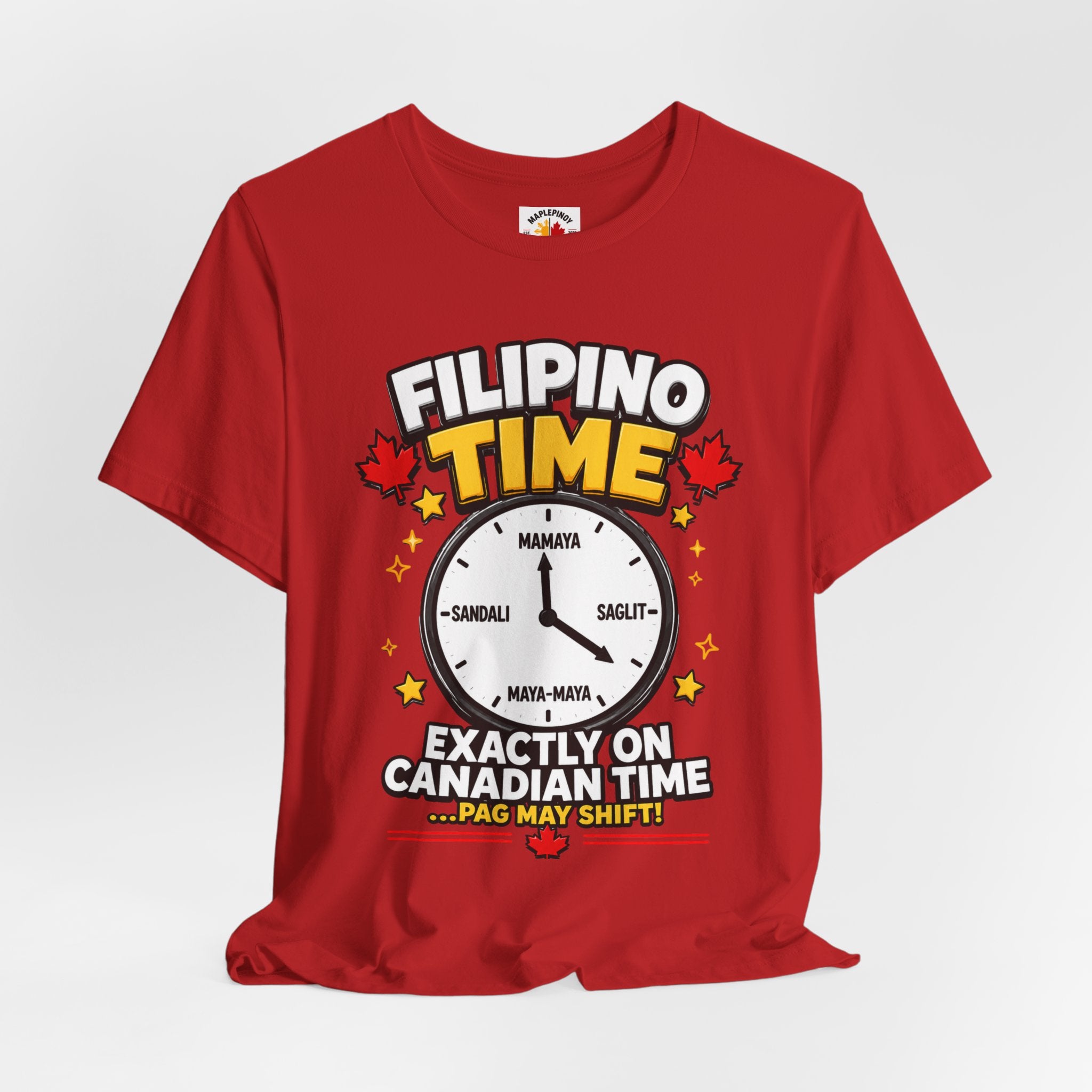 Filipino Time — Funny Pinoy Canadian Clock Tee
