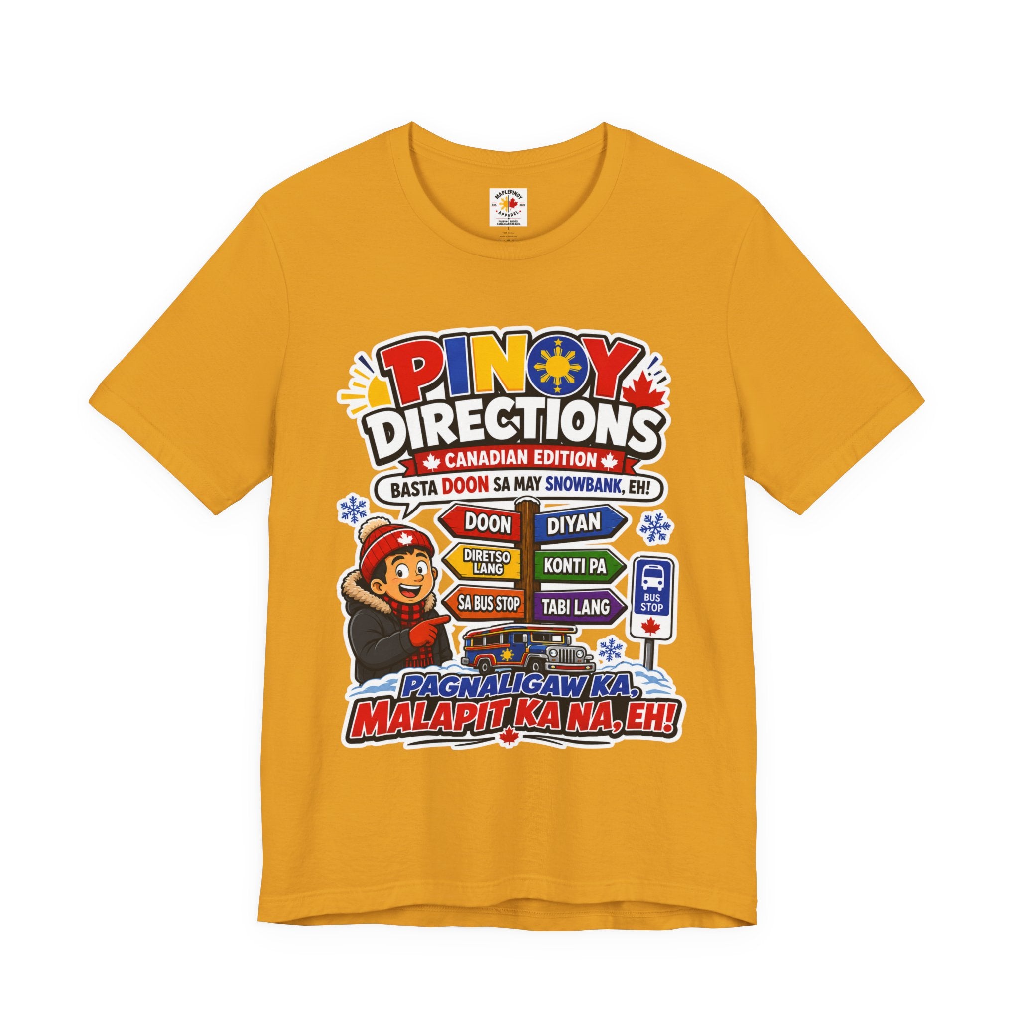 Pinoy Directions: Canadian Edition — Funny Filipino Tee