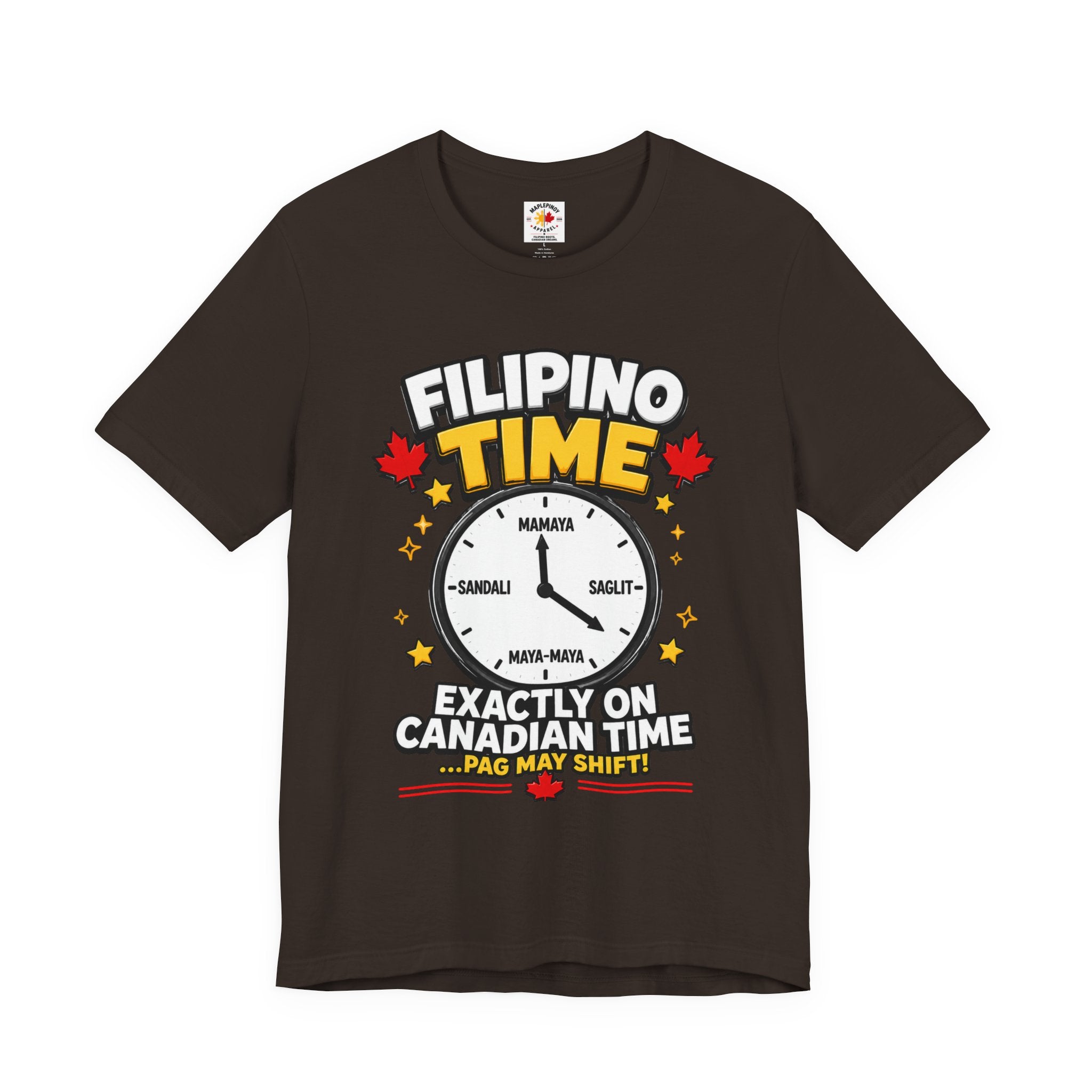 Filipino Time — Funny Pinoy Canadian Clock Tee