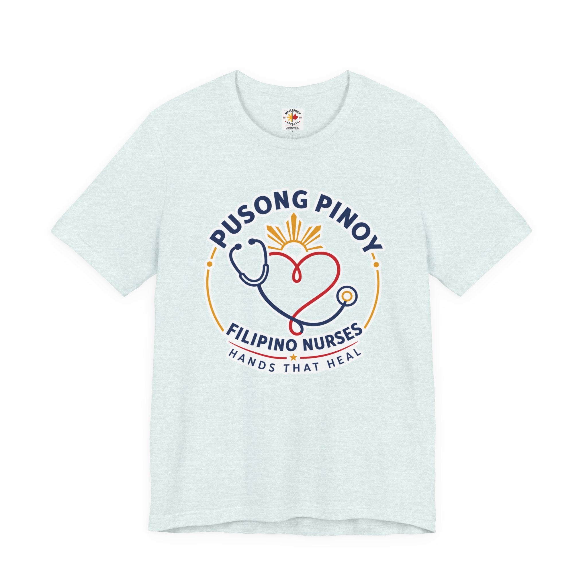 Pusong Pinoy, Hands That Heal — Filipino Nurse Pride Shirt