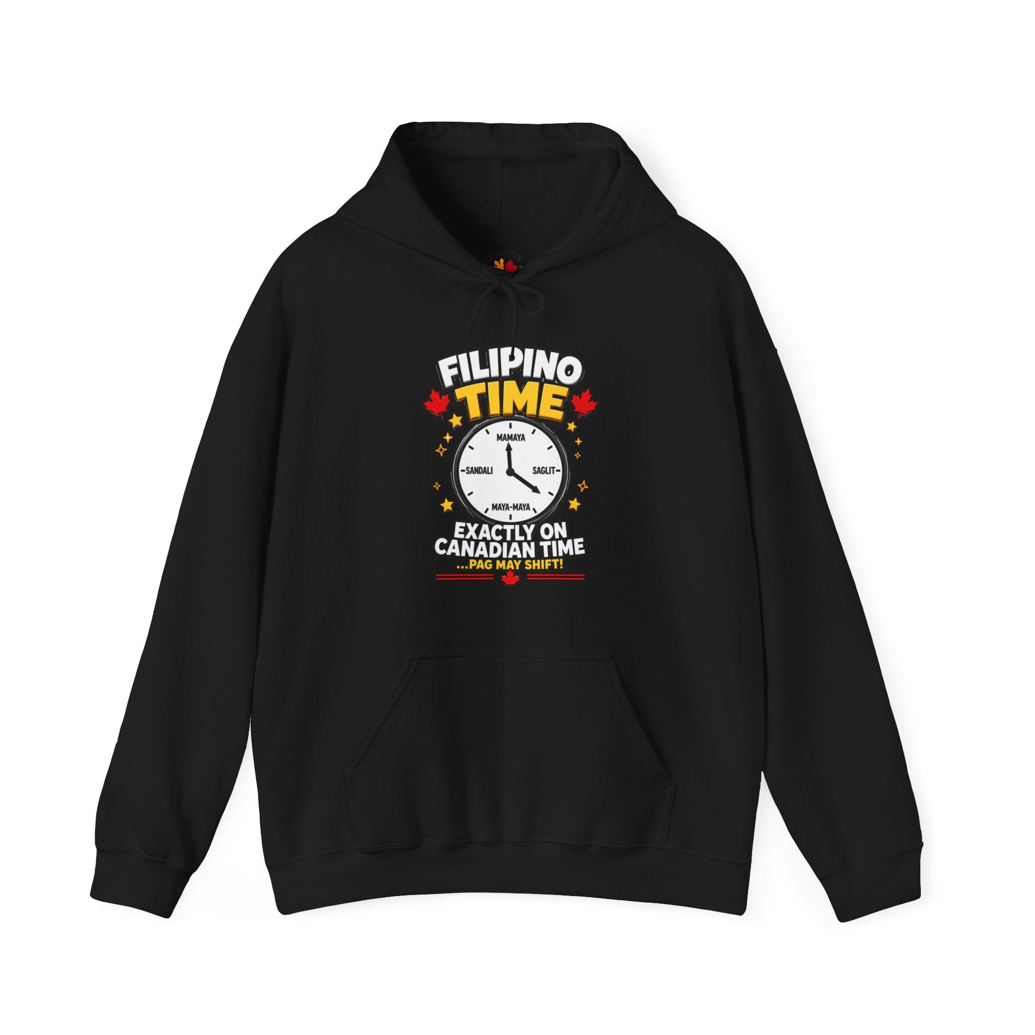 Filipino Time — Funny Pinoy Canadian Graphic Hoodie