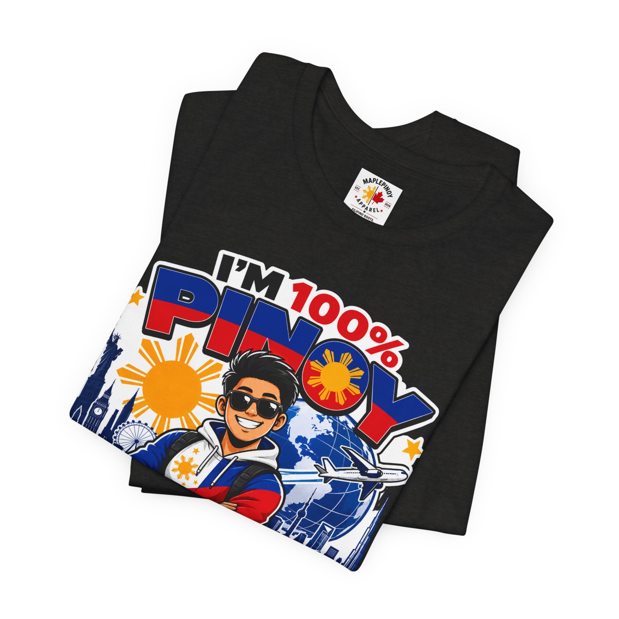 100% Pinoy, Living Abroad — Filipino Pride Tee