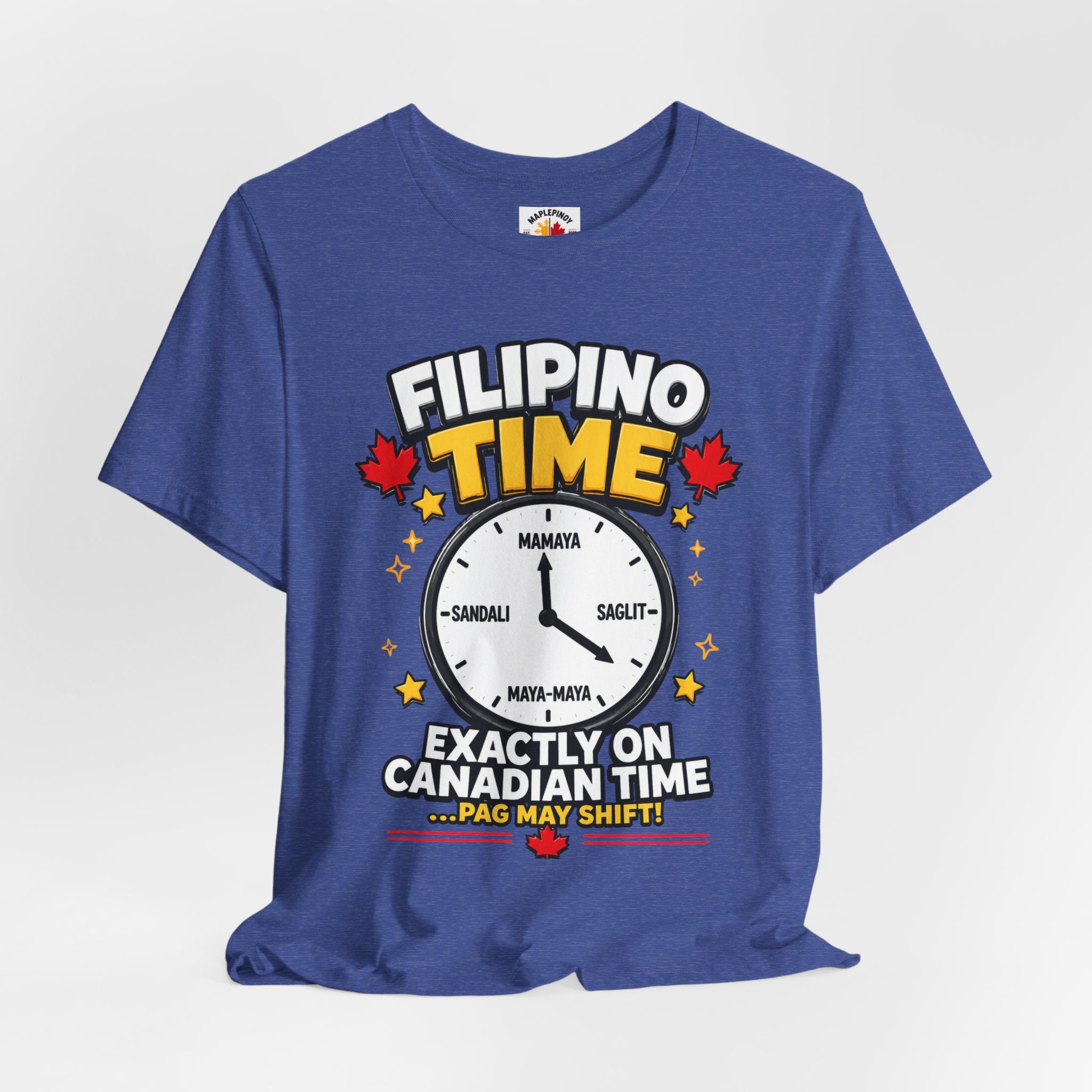 Filipino Time — Funny Pinoy Canadian Clock Tee