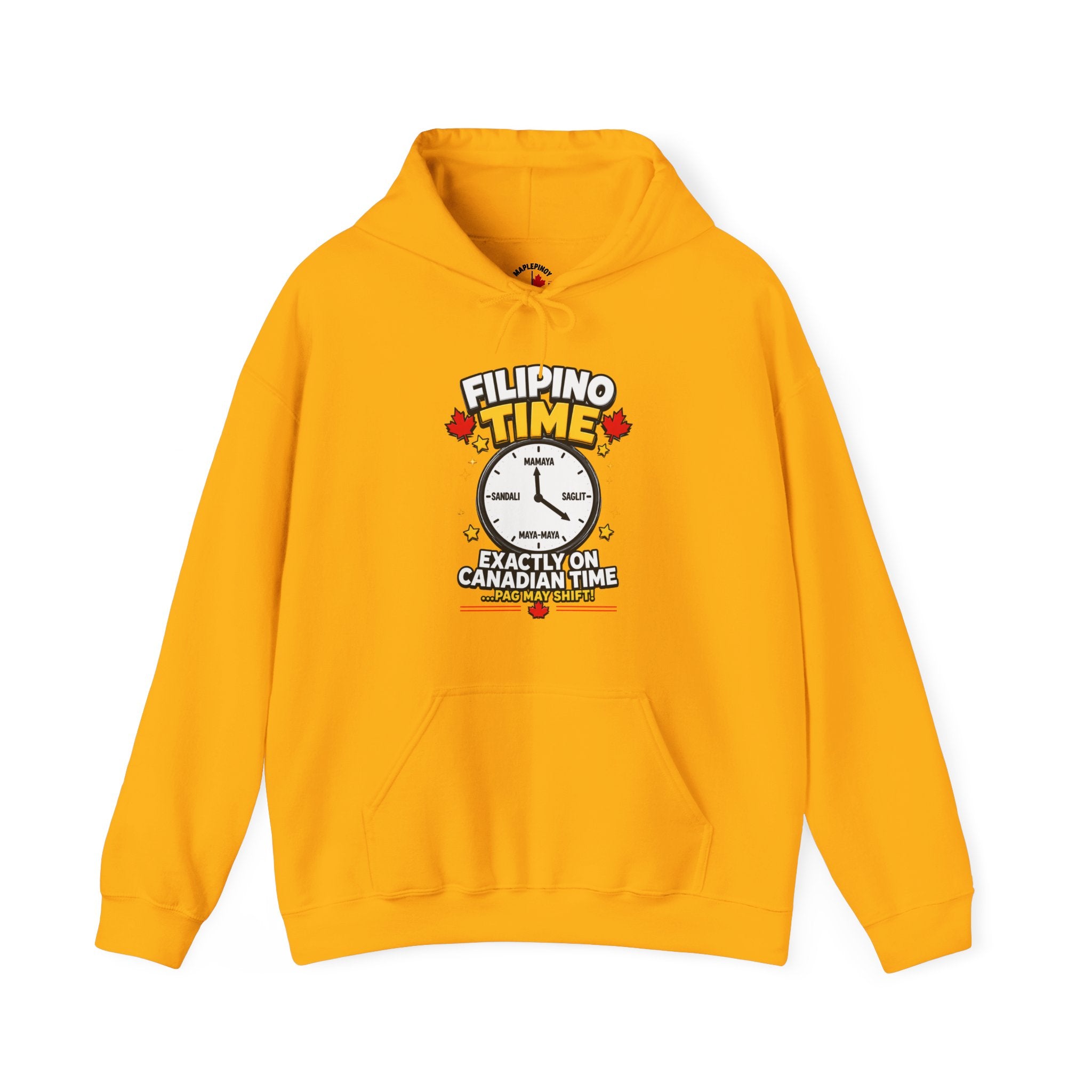 Filipino Time — Funny Pinoy Canadian Graphic Hoodie