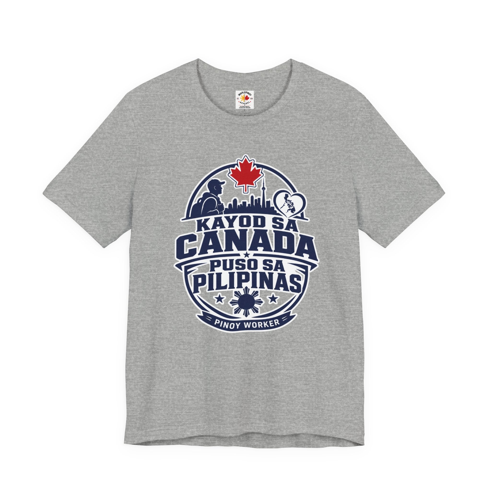 Kayod sa Canada, Puso sa Pilipinas — Filipino OFW Tee