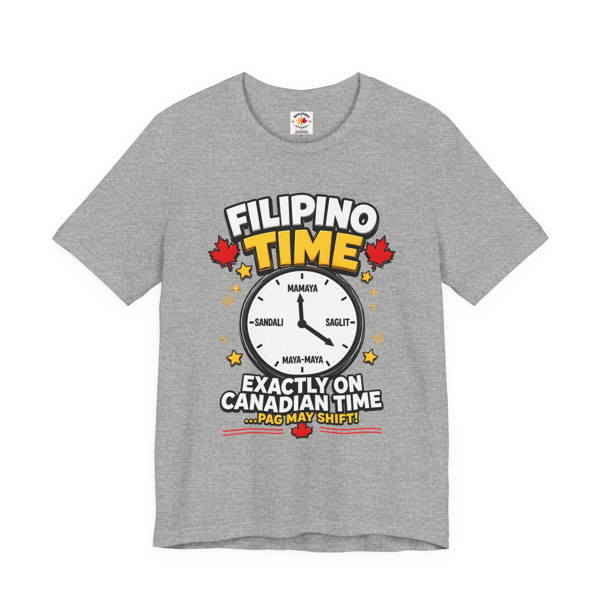 Filipino Time — Funny Pinoy Canadian Clock Tee