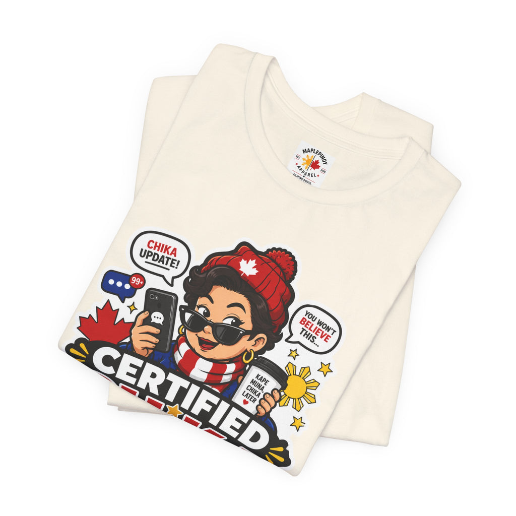 Certified Chika Officer — Funny Filipino Pride Tee