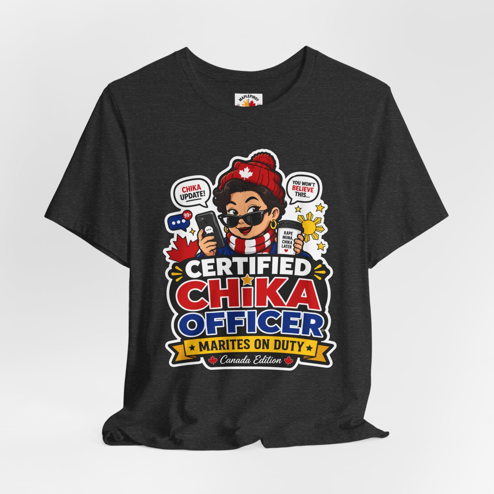 Certified Chika Officer — Funny Filipino Pride Tee