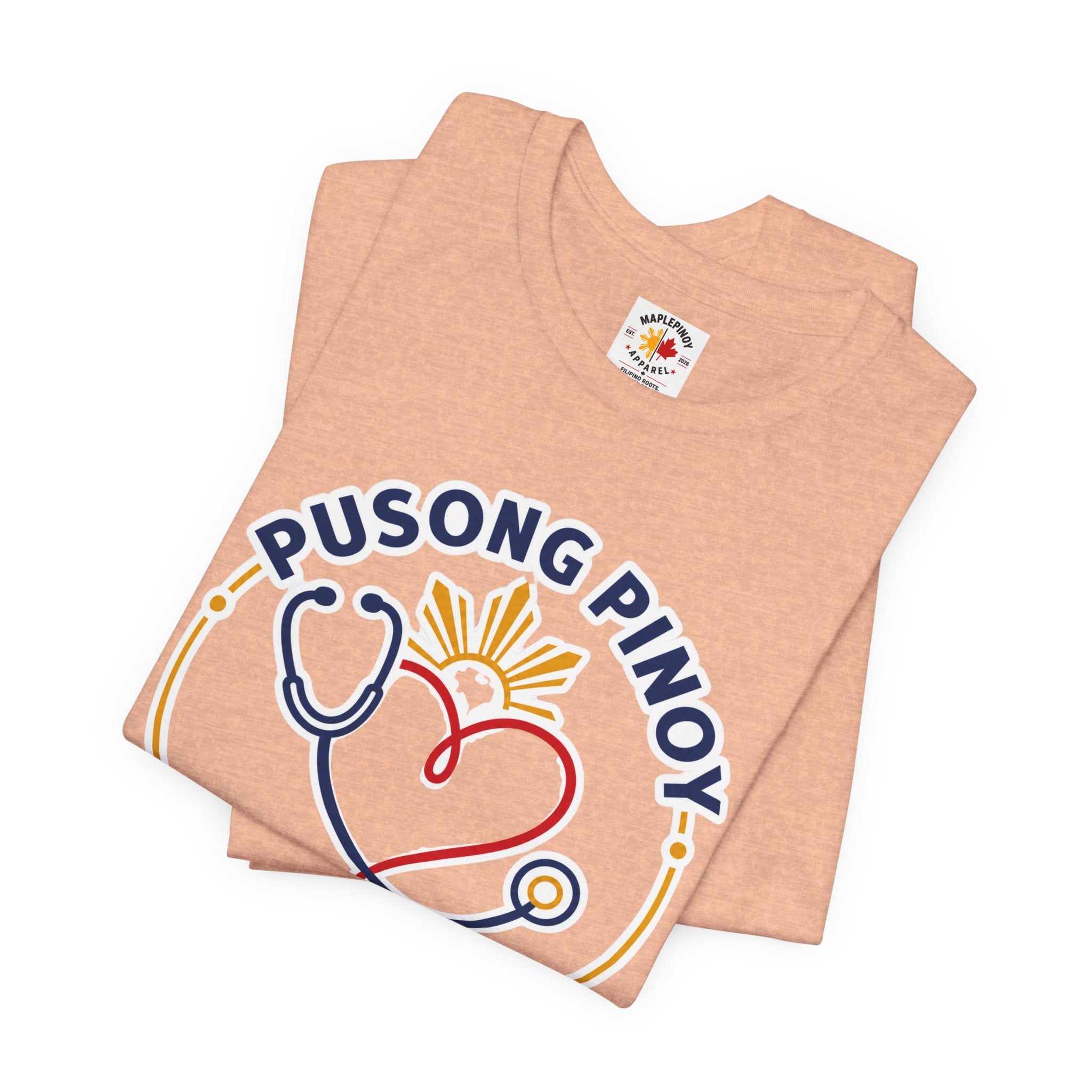 Pusong Pinoy, Hands That Heal — Filipino Nurse Pride Shirt