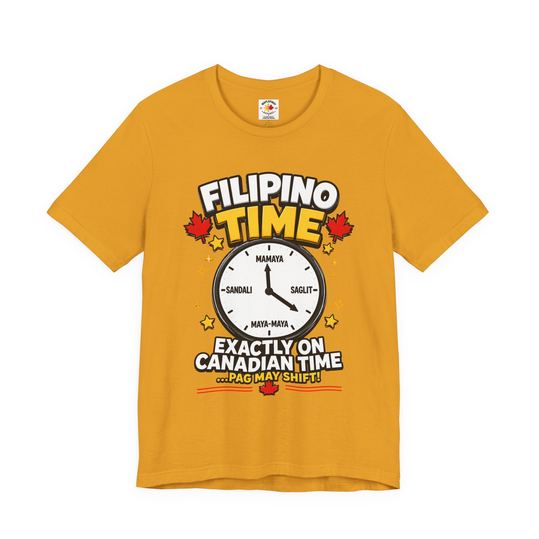 Filipino Time — Funny Pinoy Canadian Clock Tee
