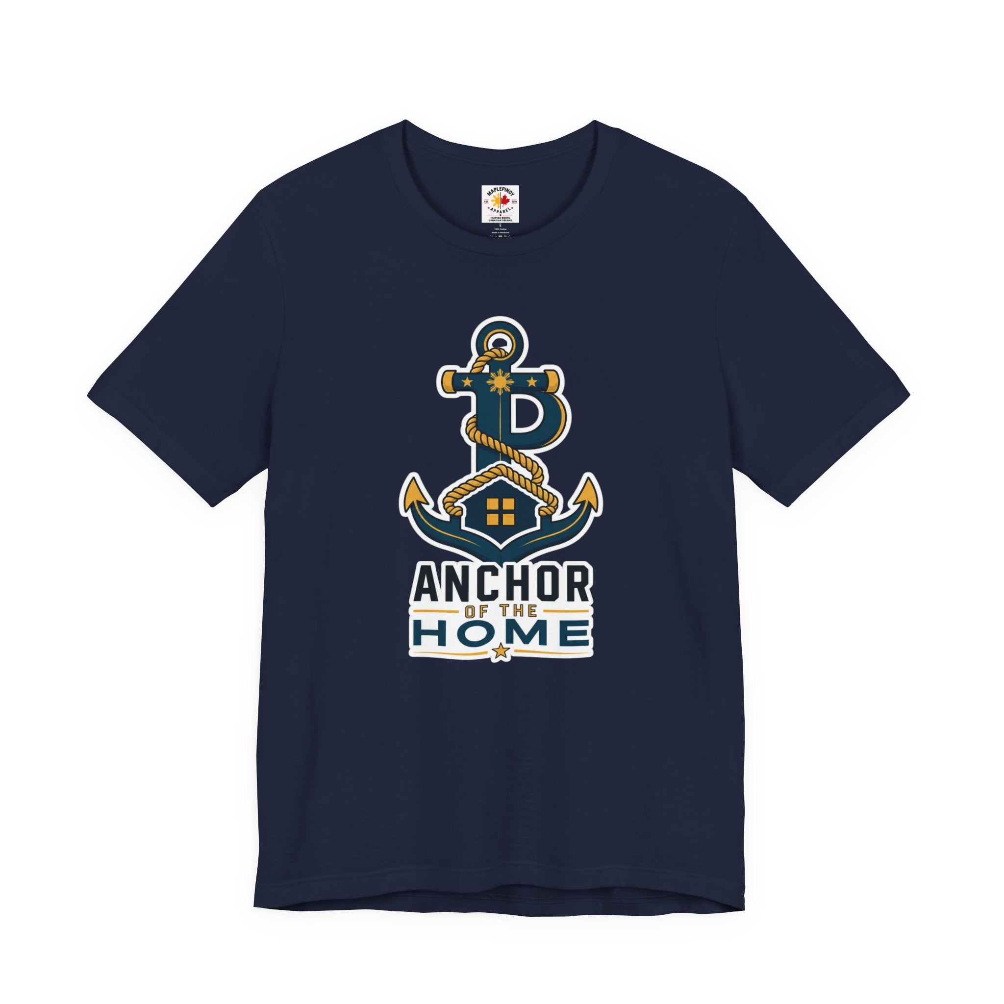 Anchor of the Home Filipino T-Shirt — Anchor, Rope & Home Design for OFWs, Dads & Seafarers