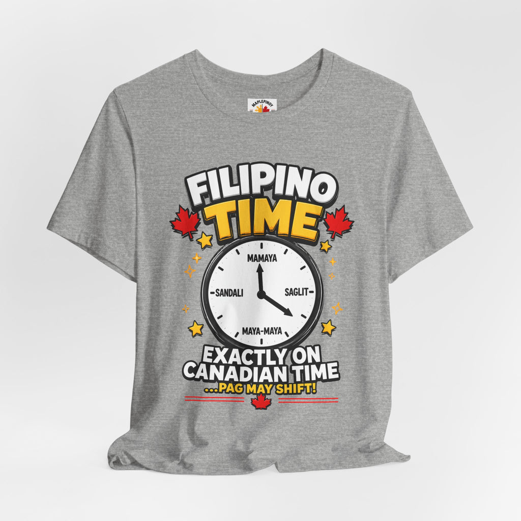 Filipino Time — Funny Pinoy Canadian Clock Tee