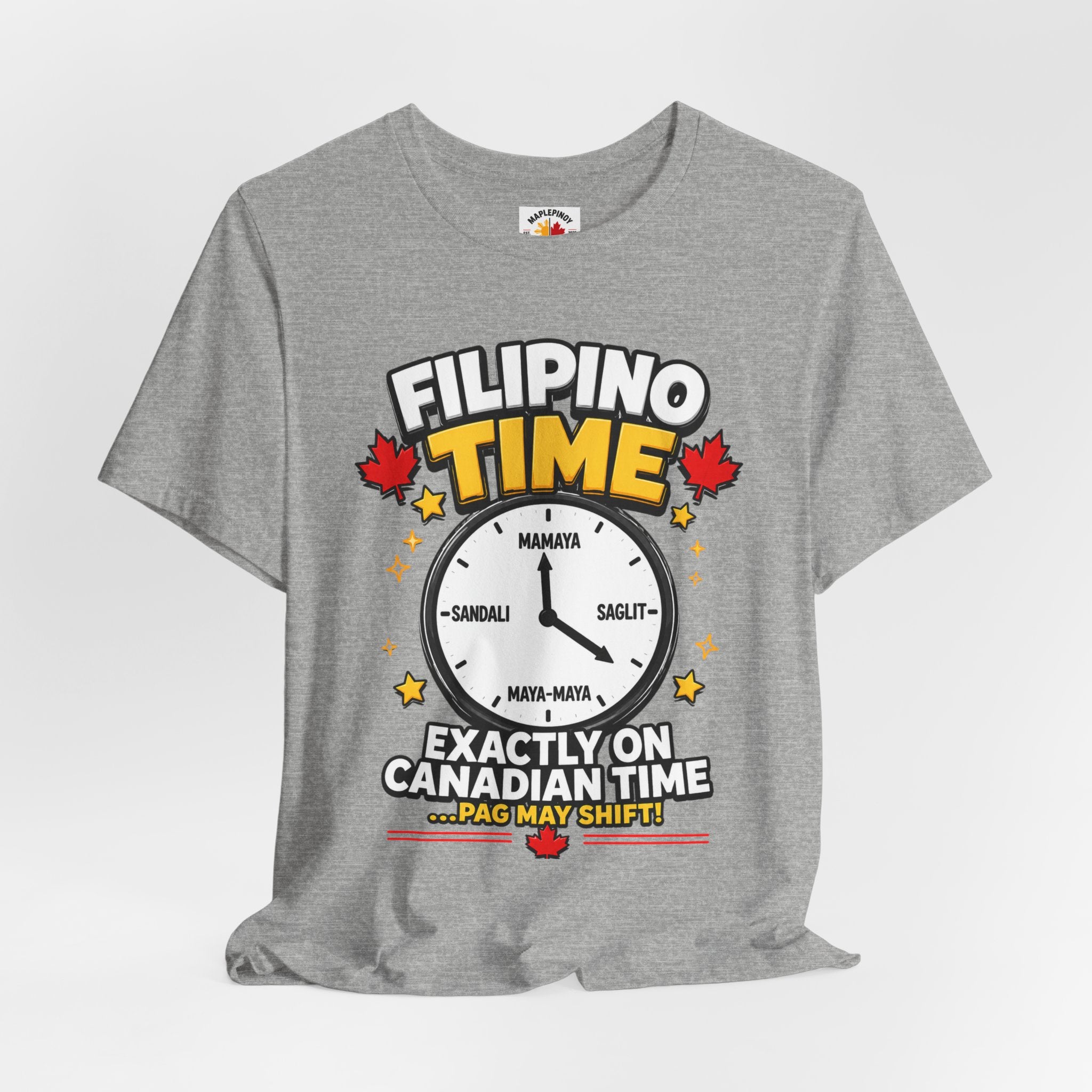 Filipino Time — Funny Pinoy Canadian Clock Tee