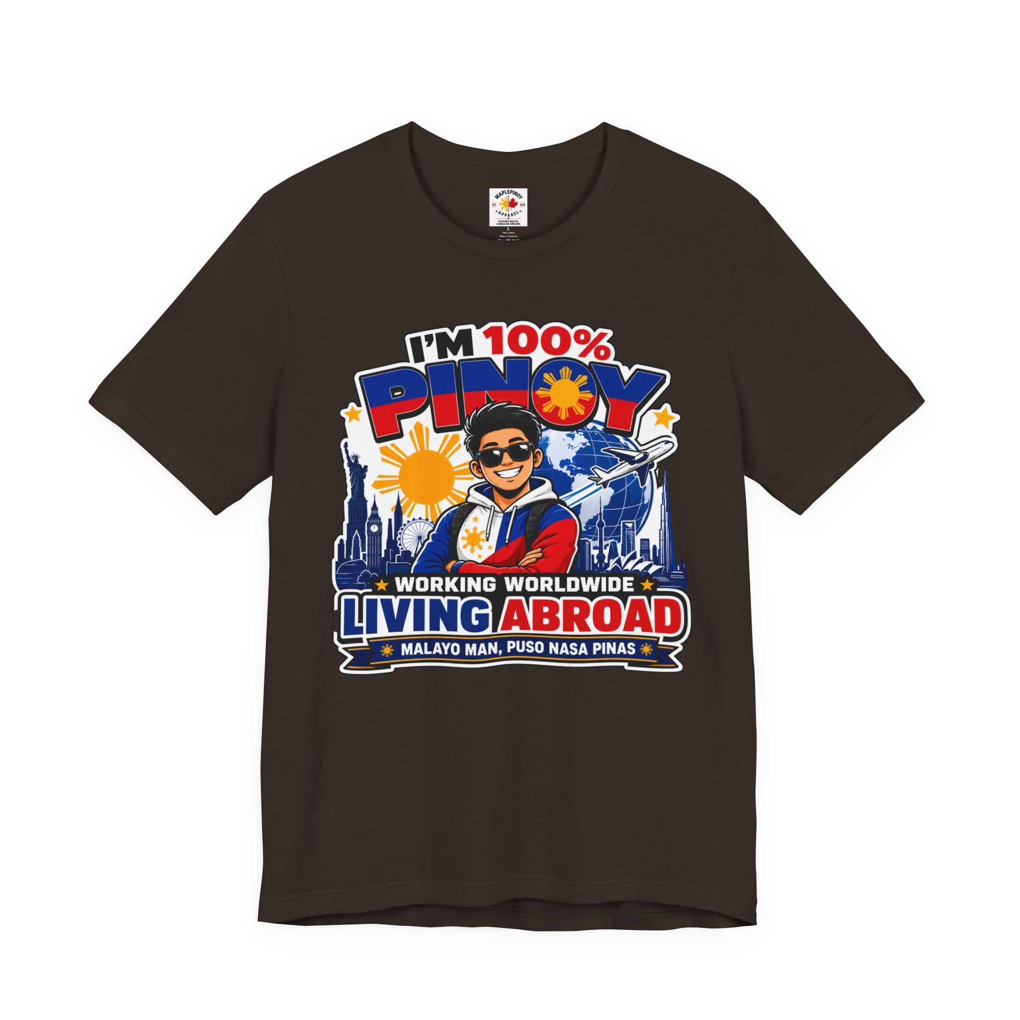 100% Pinoy, Living Abroad — Filipino Pride Tee