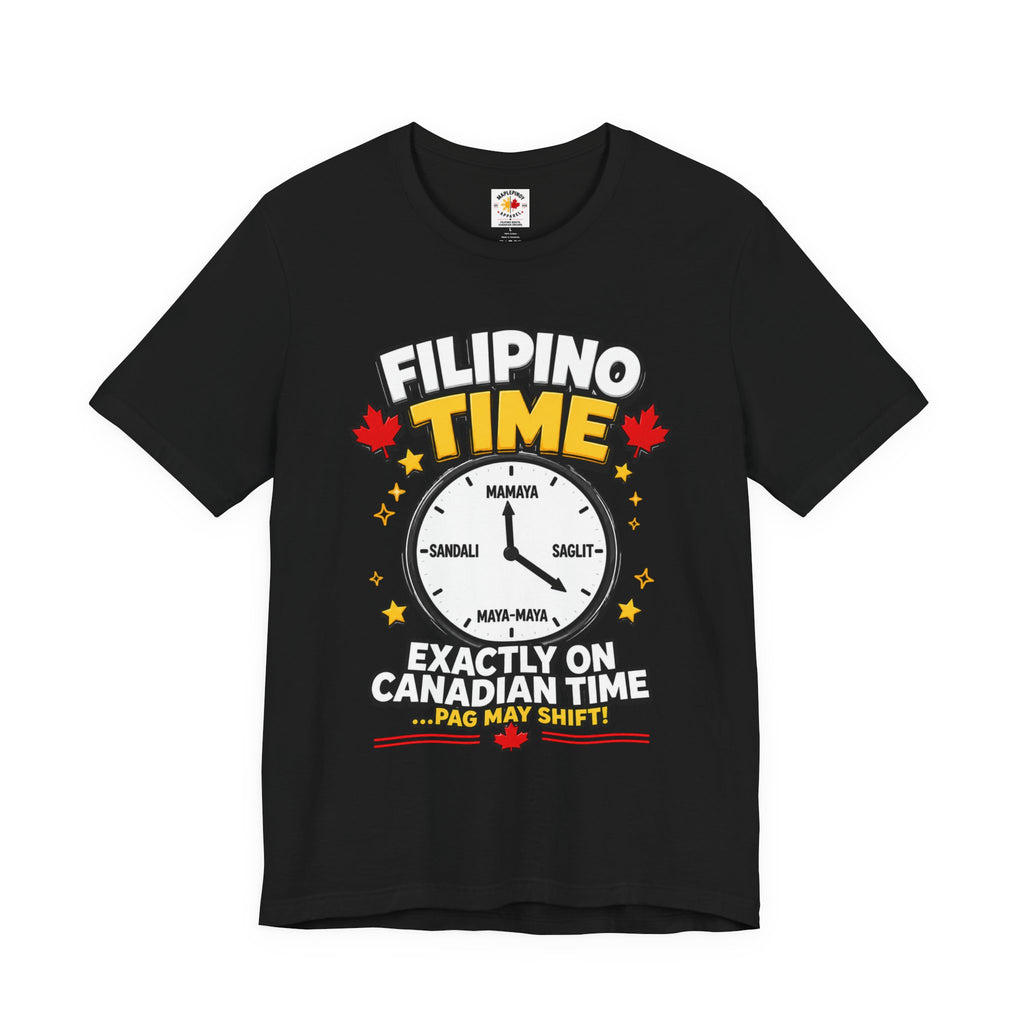Filipino Time — Funny Pinoy Canadian Clock Tee