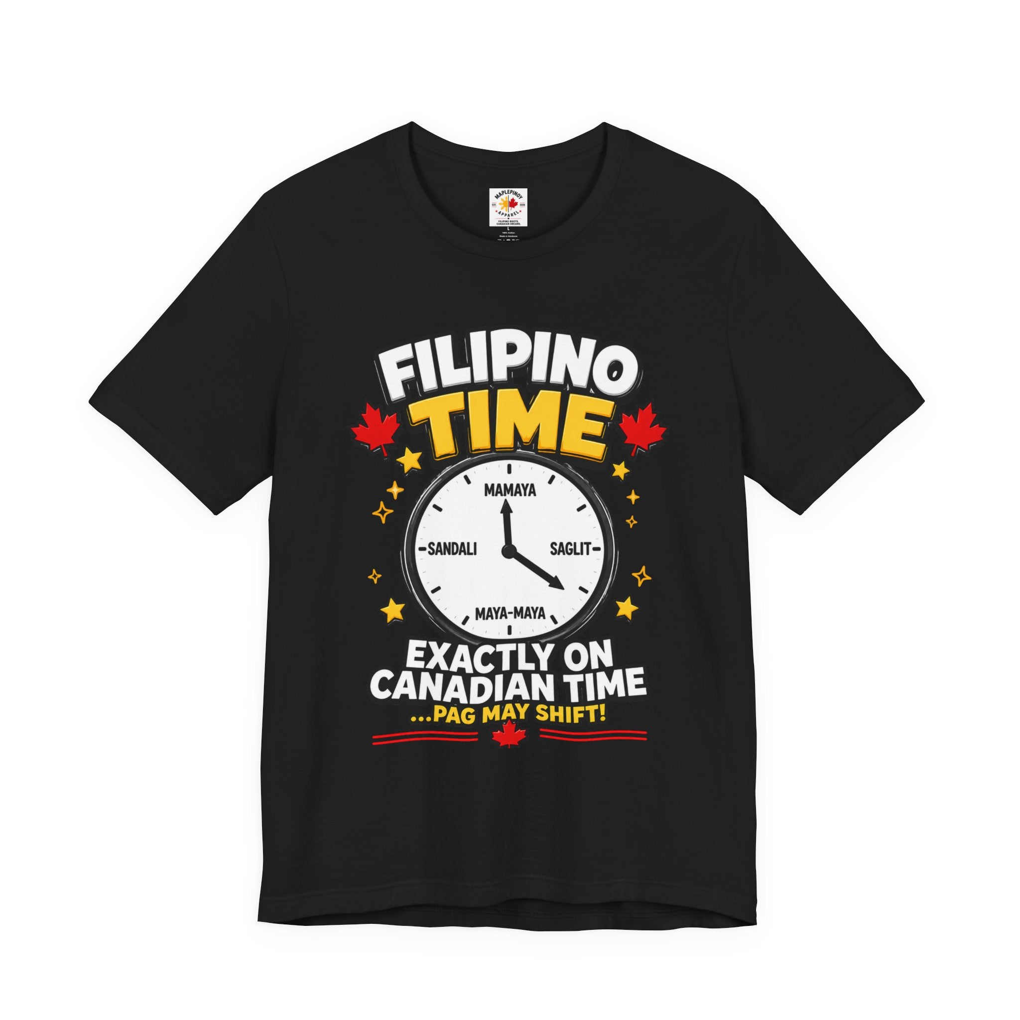 Filipino Time — Funny Pinoy Canadian Clock Tee
