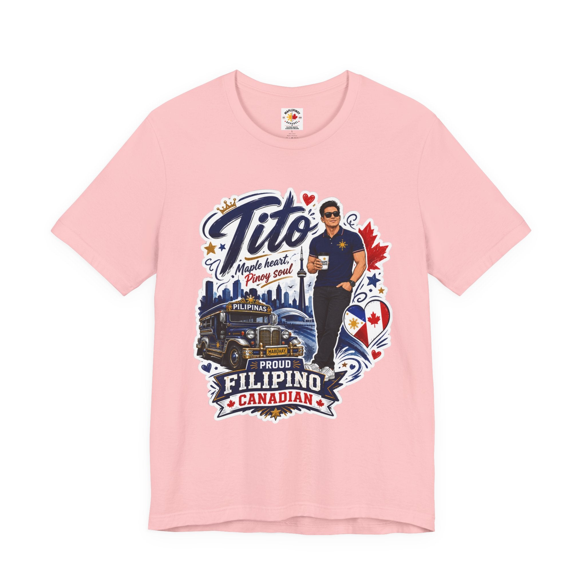 Tito Proud Filipino Canadian T-Shirt – Maple Heart Pinoy Soul Tee