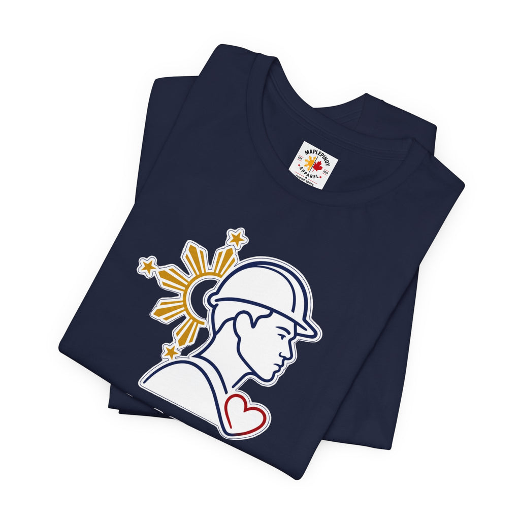 Kayod Para sa Pamilya — Filipino Construction Worker Pride Tee