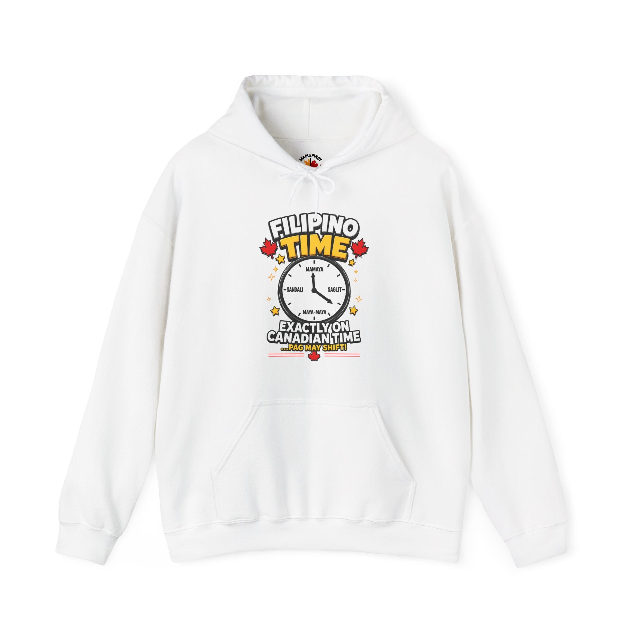 Filipino Time — Funny Pinoy Canadian Graphic Hoodie