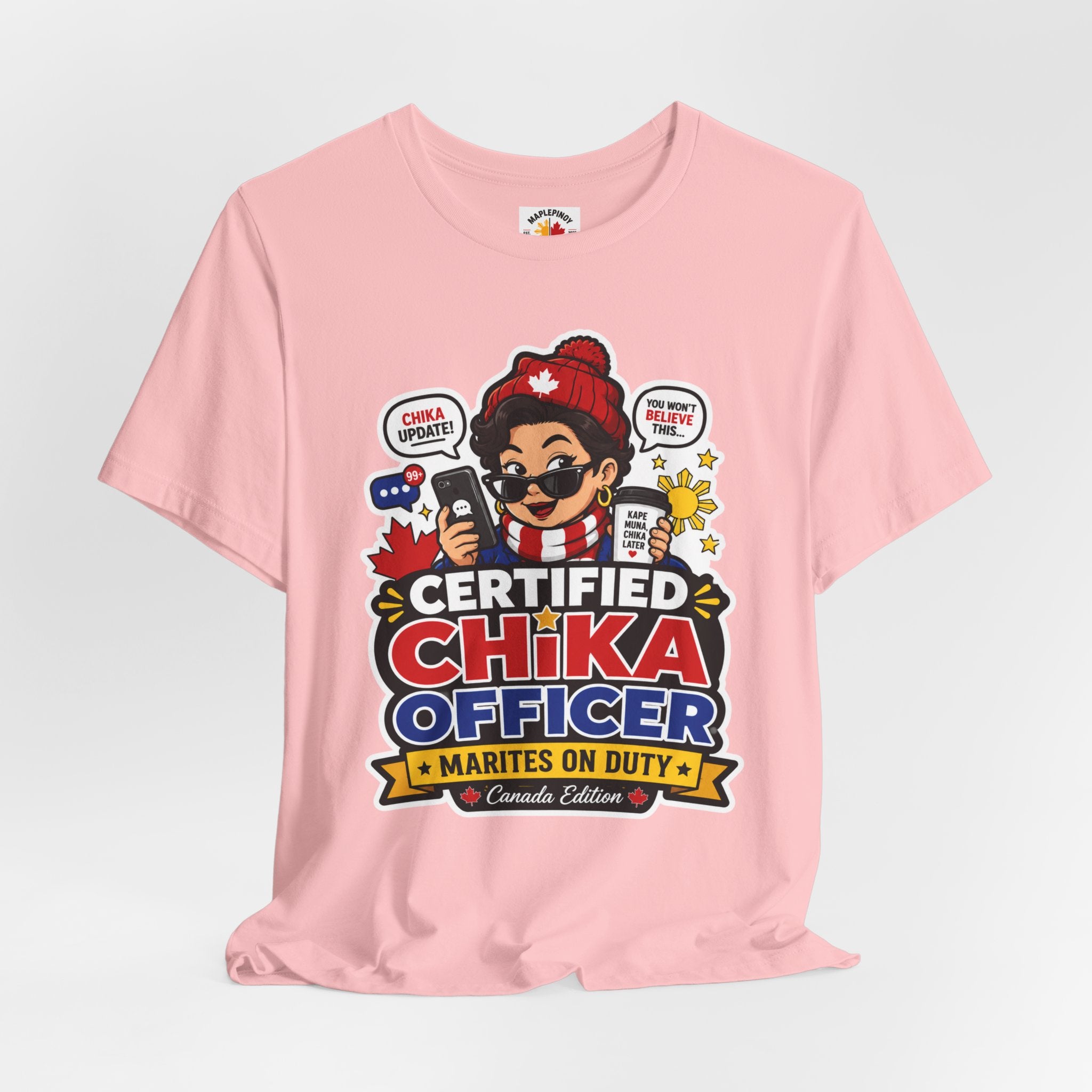 Certified Chika Officer — Funny Filipino Pride Tee